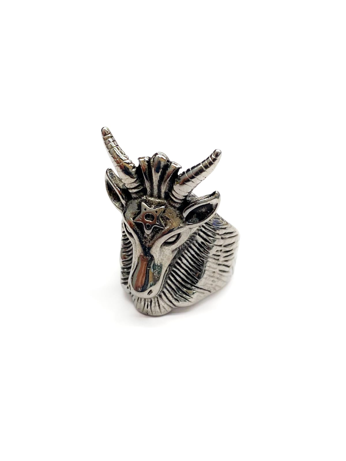 Anillo Dorado y Plateado de Animales M1 Acero Inoxidable