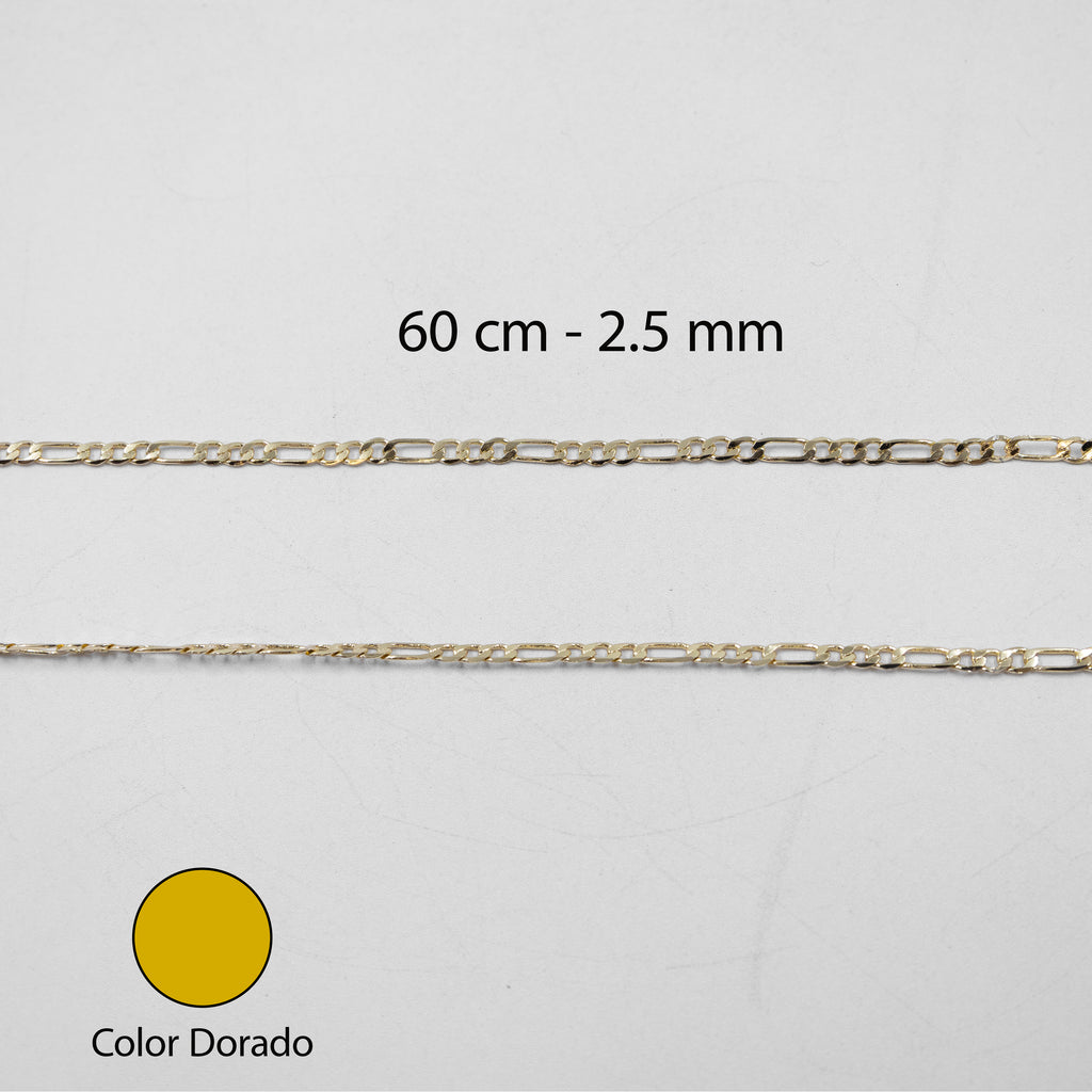 Cadenas Doradas Cartier de 60 cm M3 Oro Laminado