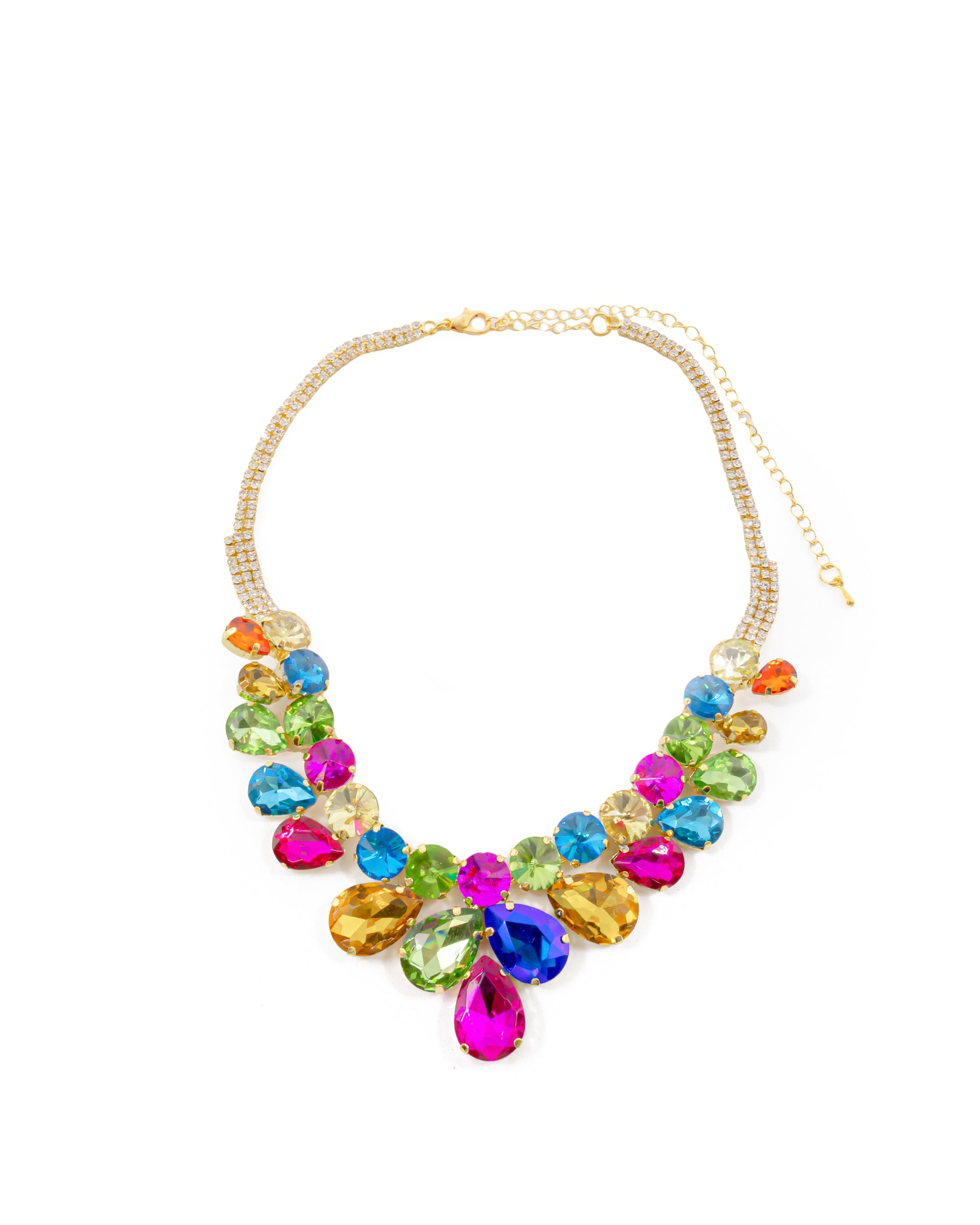 Conjuntos Dorados con Piedras - M68 Oro Laminado