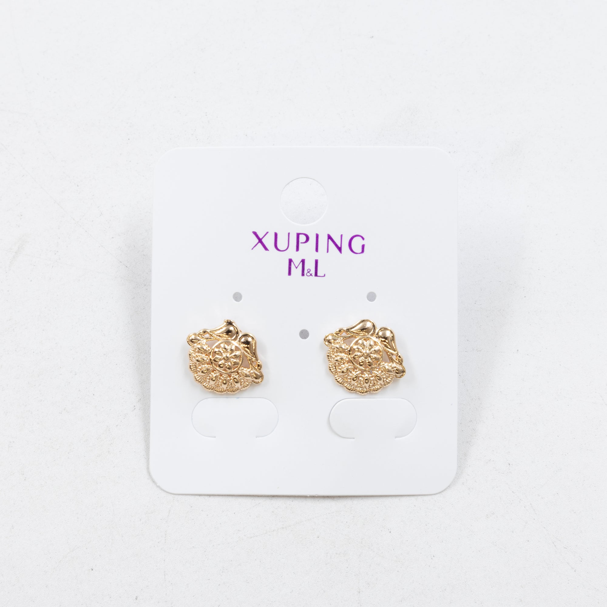 Aretes Xuping Dorados M2 Oro Laminado