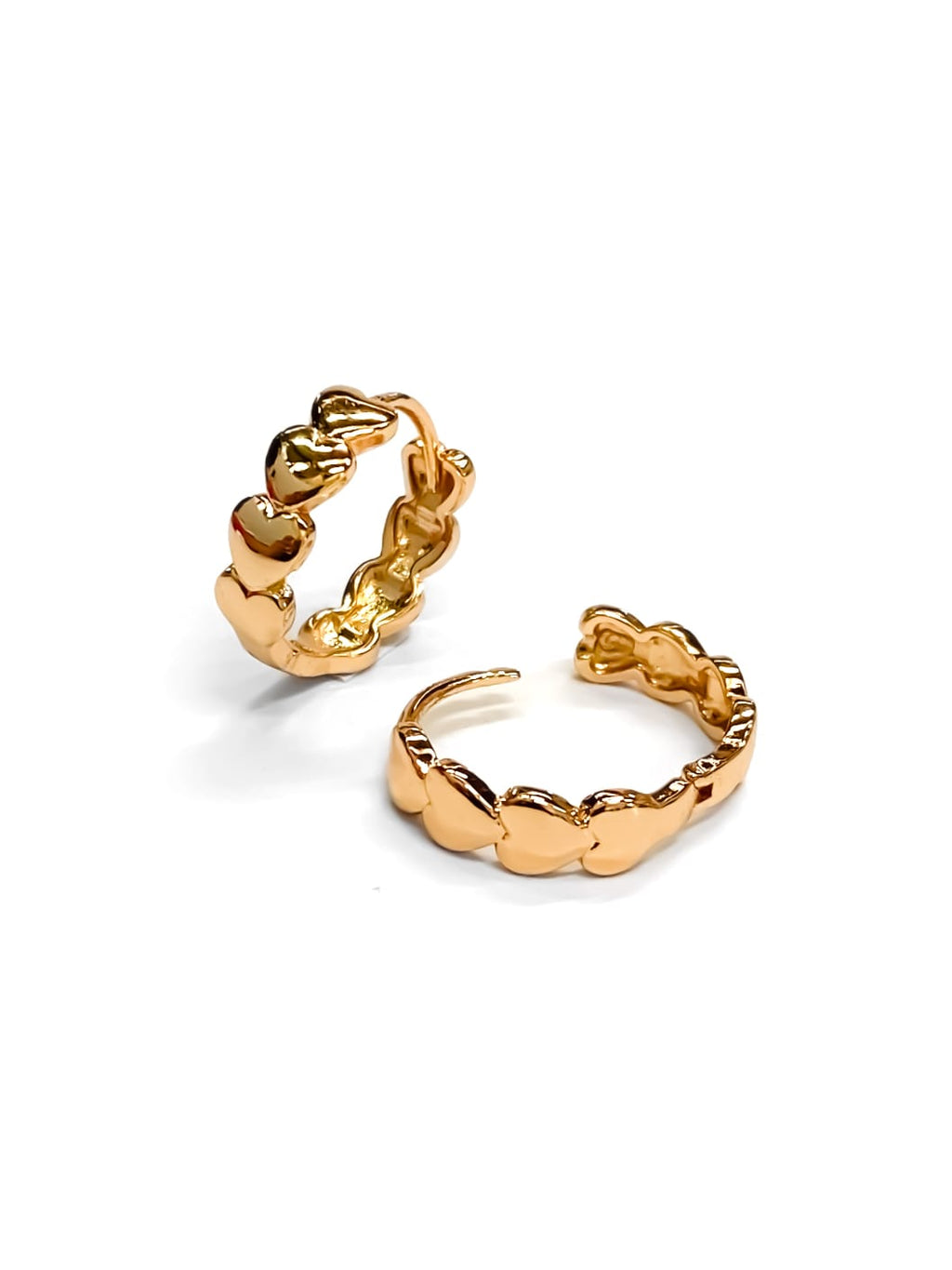 ARETES HUGGIES M15 - ORO LAMINADO