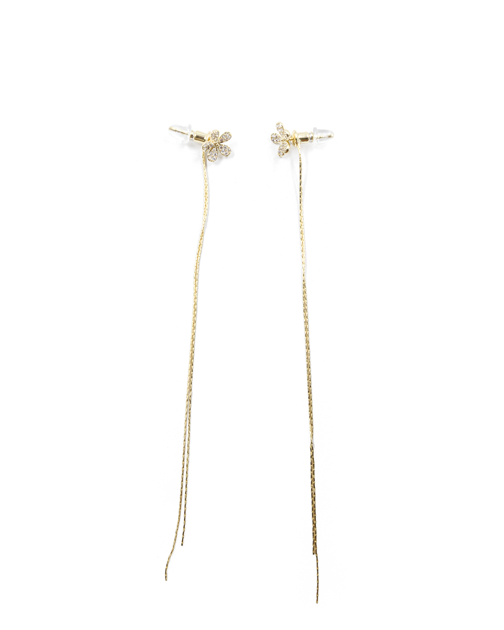 Aretes Largos Ansheli Dorados M3 Oro Laminado