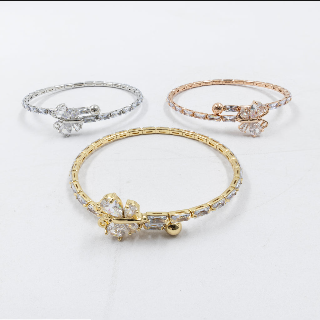 Pulseras Ajustables de tres colores M1 Oro Laminado