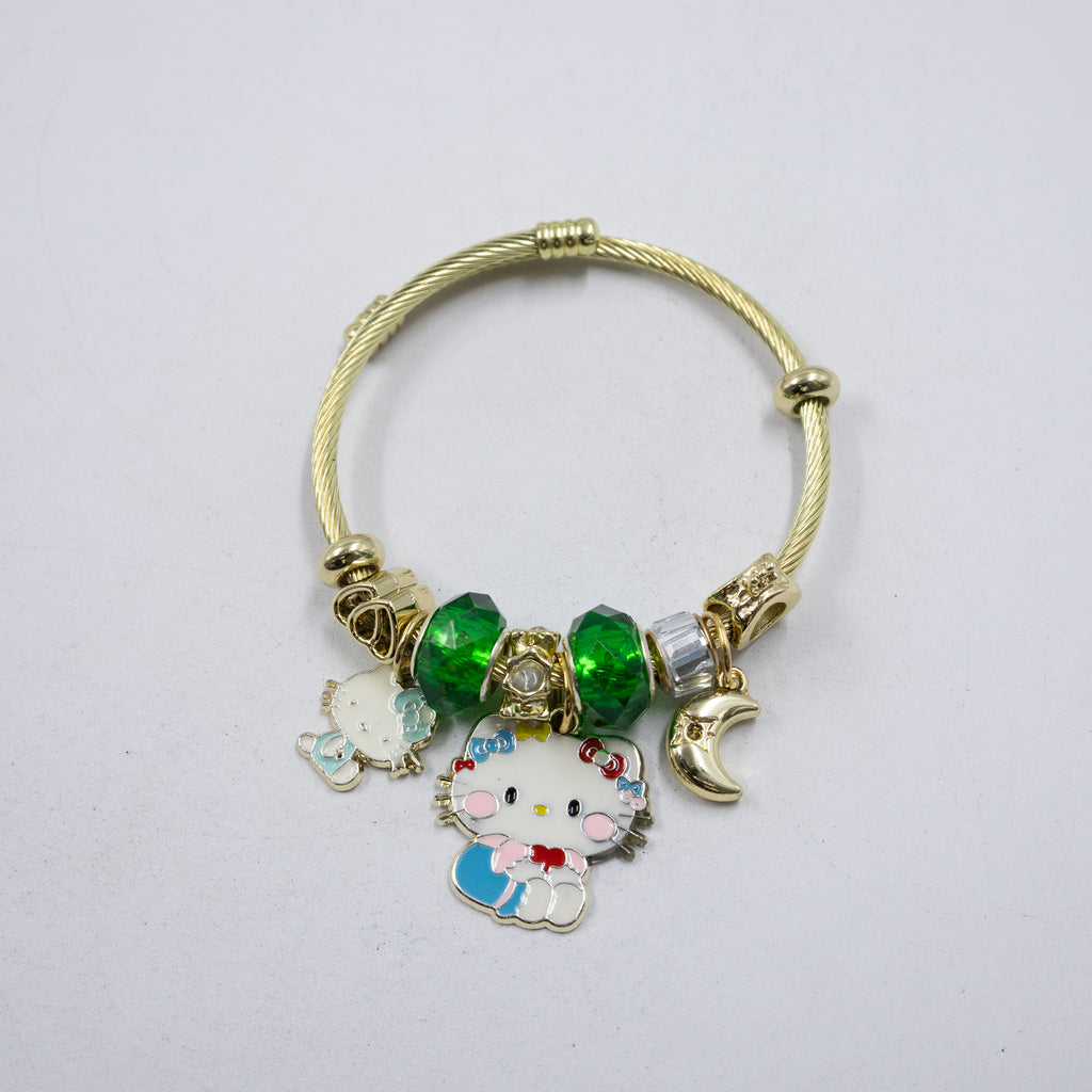 Pulsera tipo Pandora M5 Oro Laminado