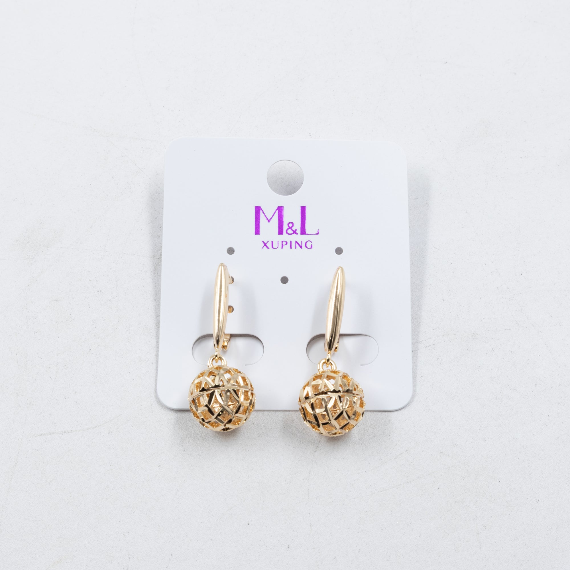 Aretes Xuping Dorados M14 Oro Laminado