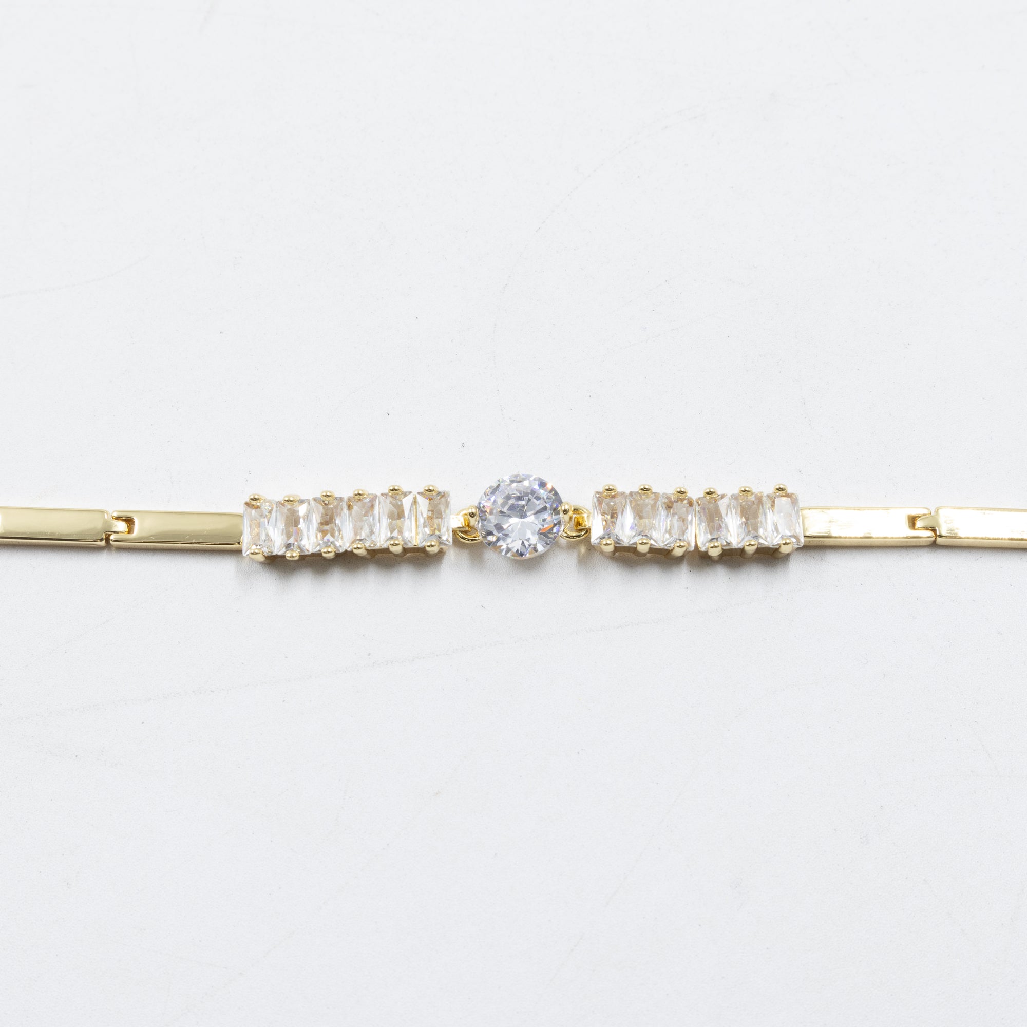 Pulseras Doradas con Piedras M11 Oro Laminado