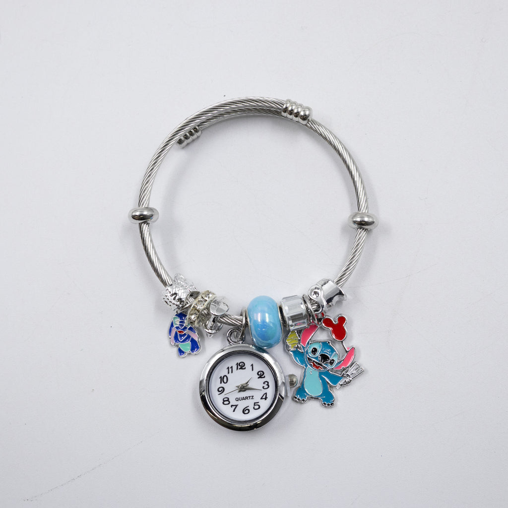 Pulsera tipo Pandora Plateadas M21 Oro Laminado