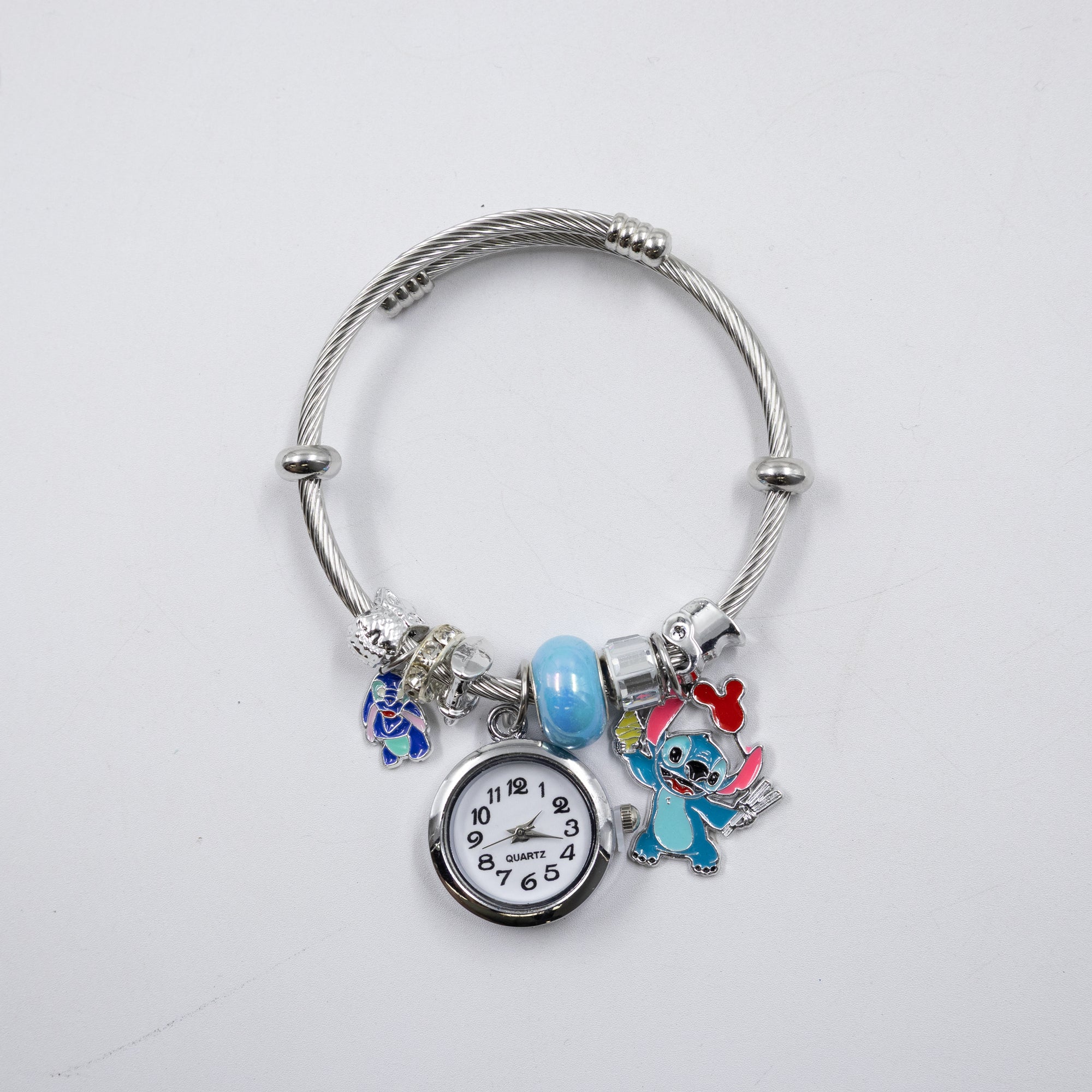 Pulsera tipo Pandora Plateadas M21 Oro Laminado