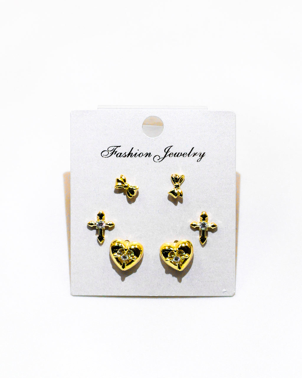 Set Aretes X3 - M3 Oro Laminado