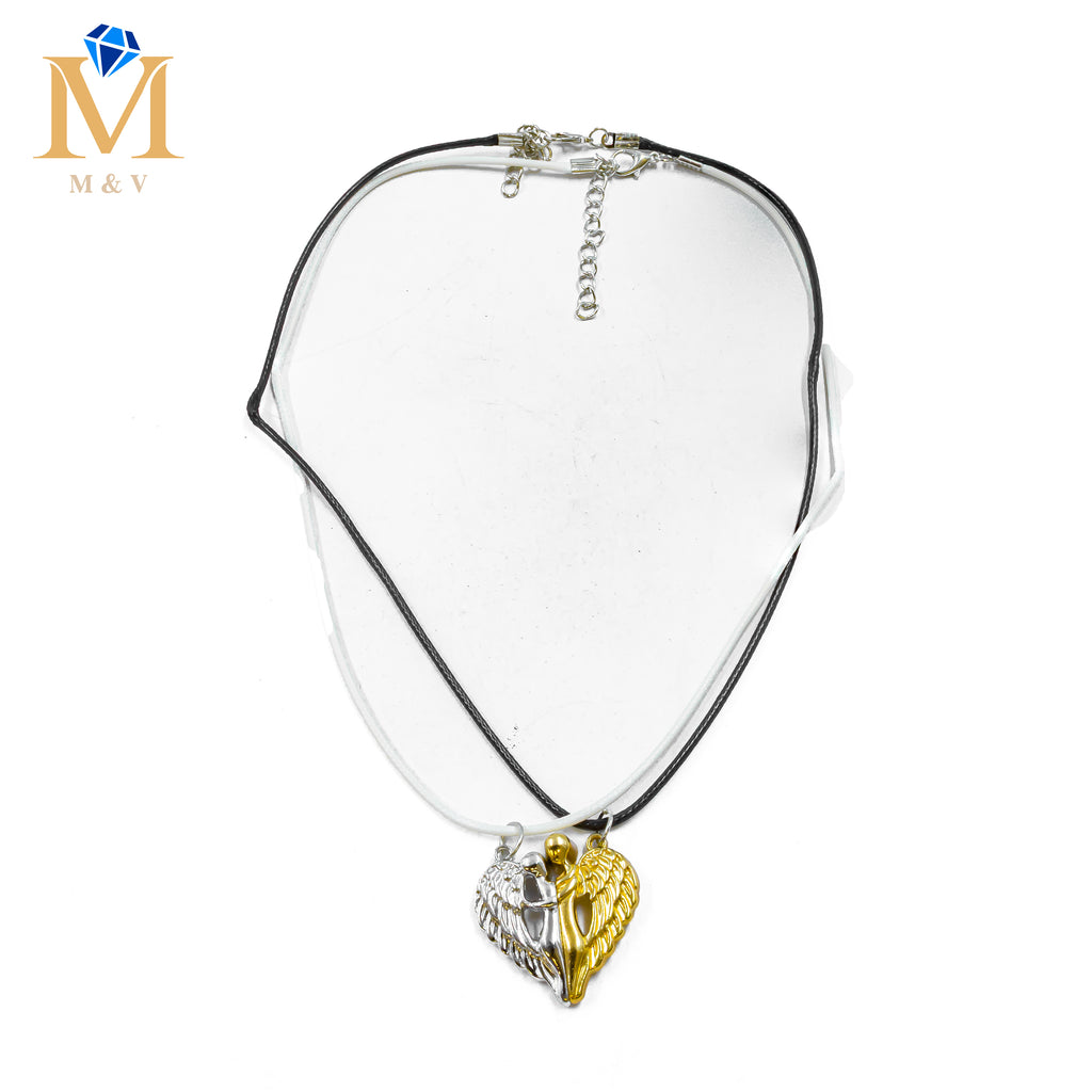 Collares en Pareja de corazón M9 Acero Inoxidable