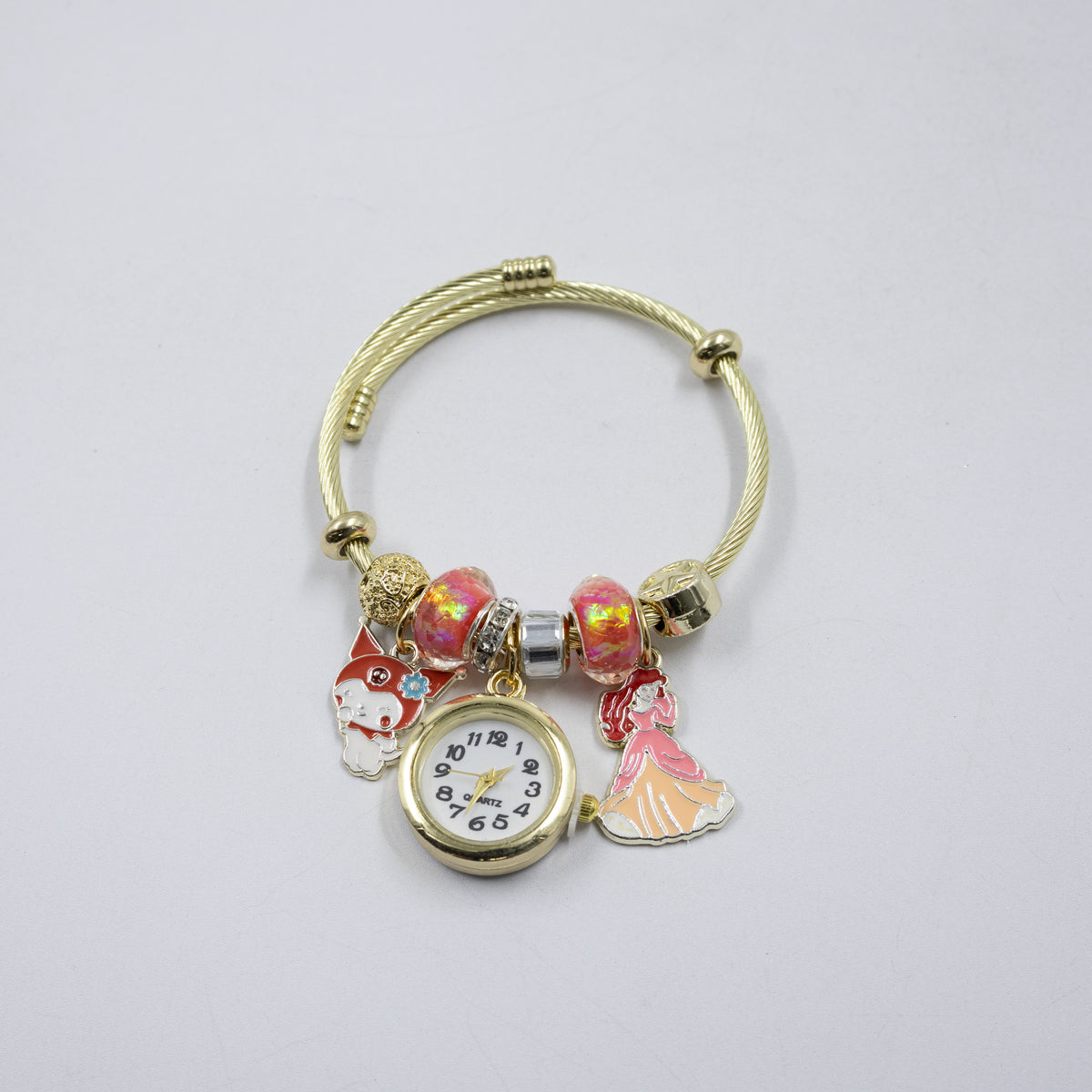 Pulsera tipo Pandora Dorados M19 Oro Laminado