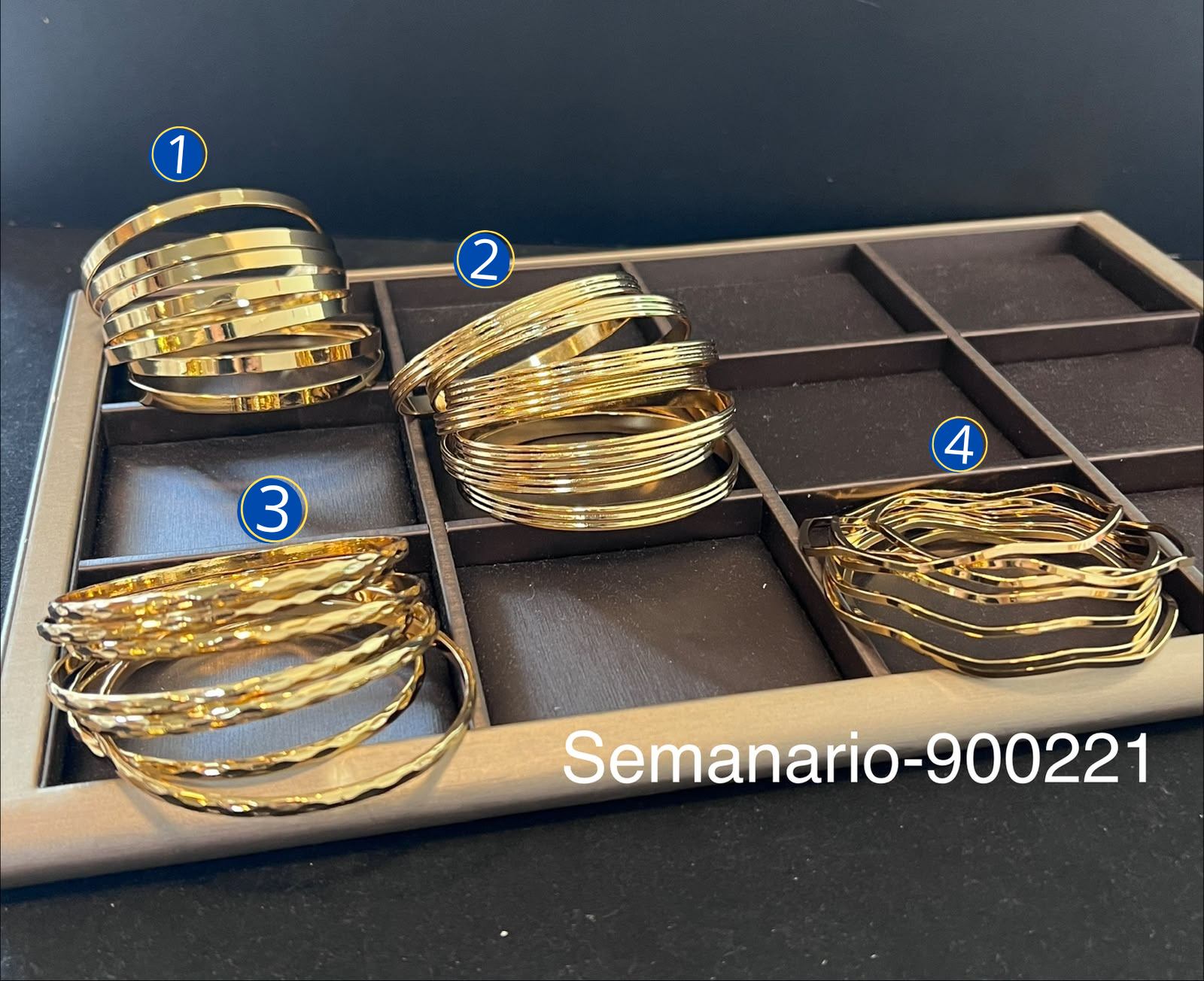 [13/AGOSTO/26] Semanarios Dorados M2 Oro Laminado