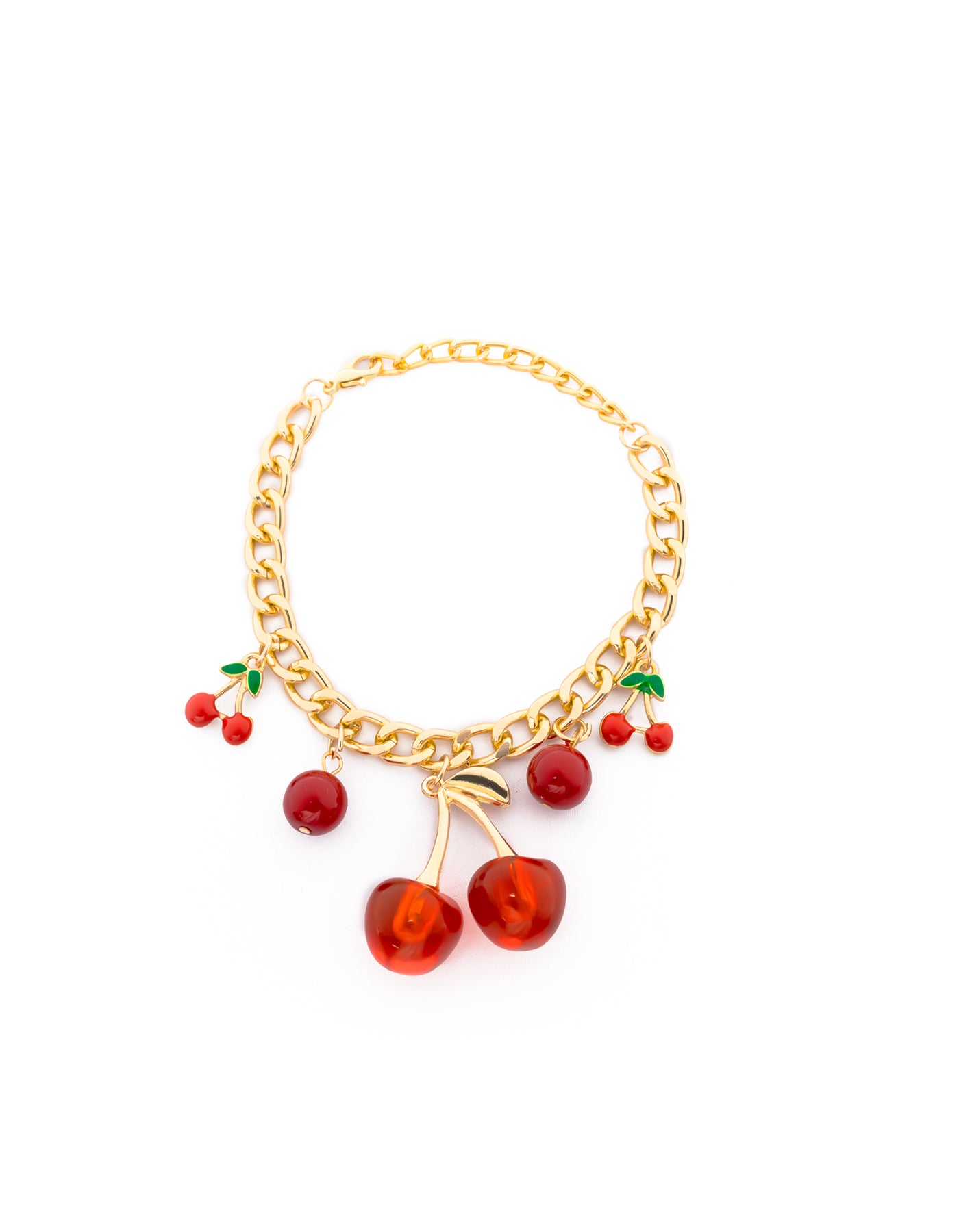 PULSERA DE CORAZON M2 ORO LAMINADO