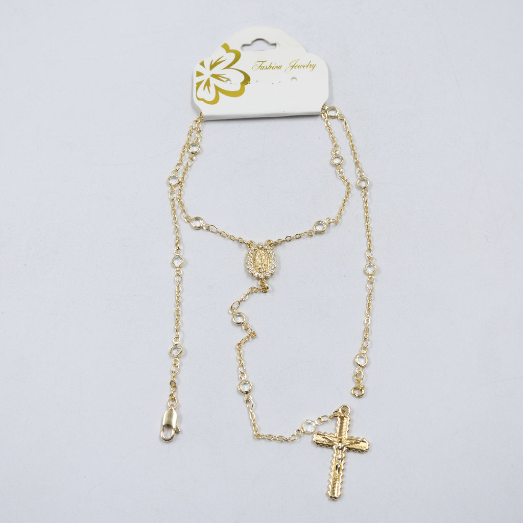 Collar Dorado Religioso M3 Oro Laminado