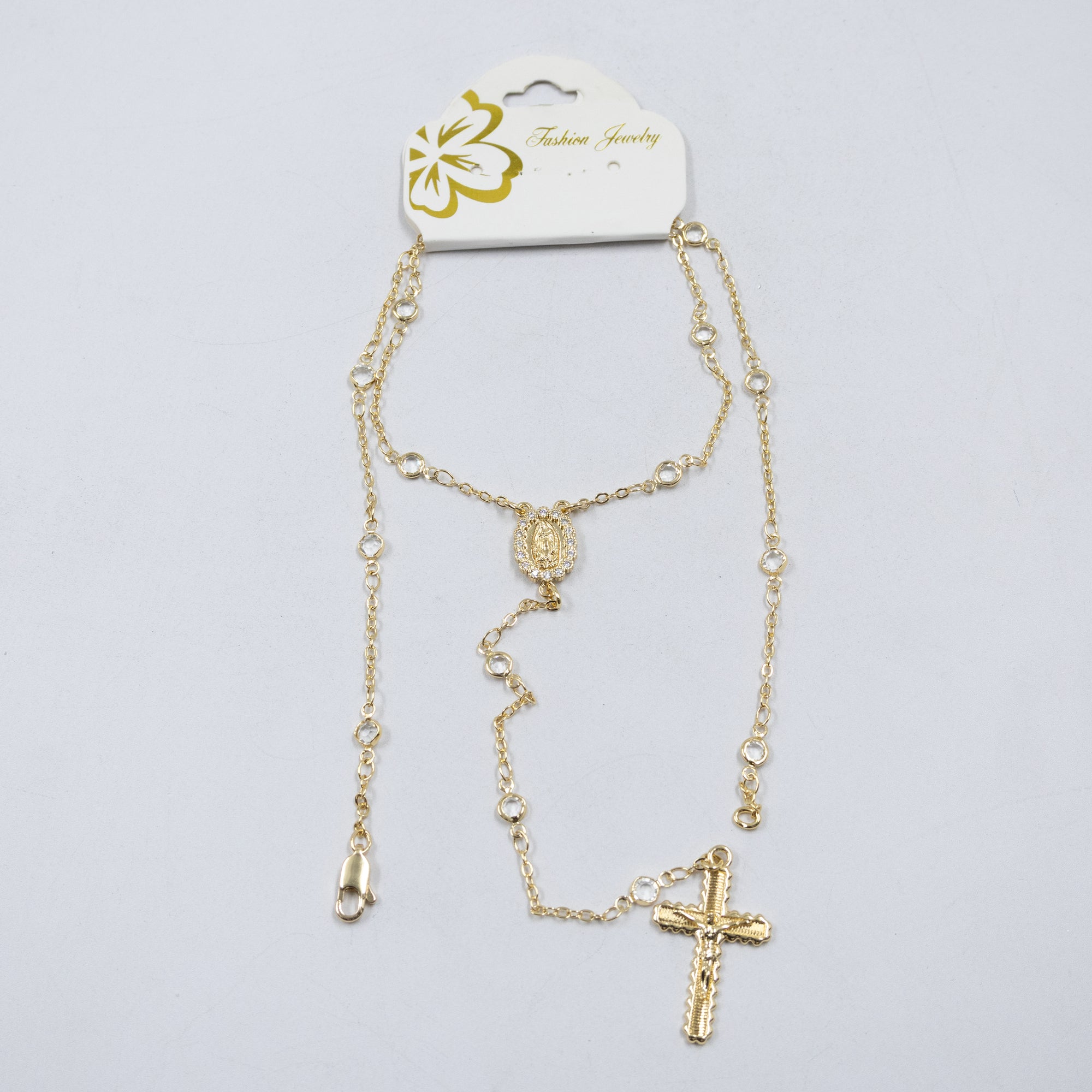 Collar Dorado Religioso M3 Oro Laminado