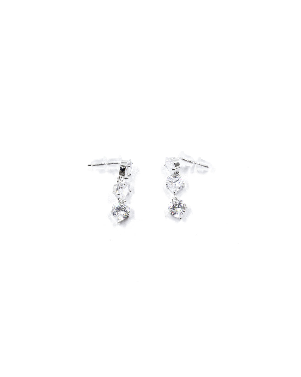 Aretes Largos Ansheli Plateados M20 Oro Laminado