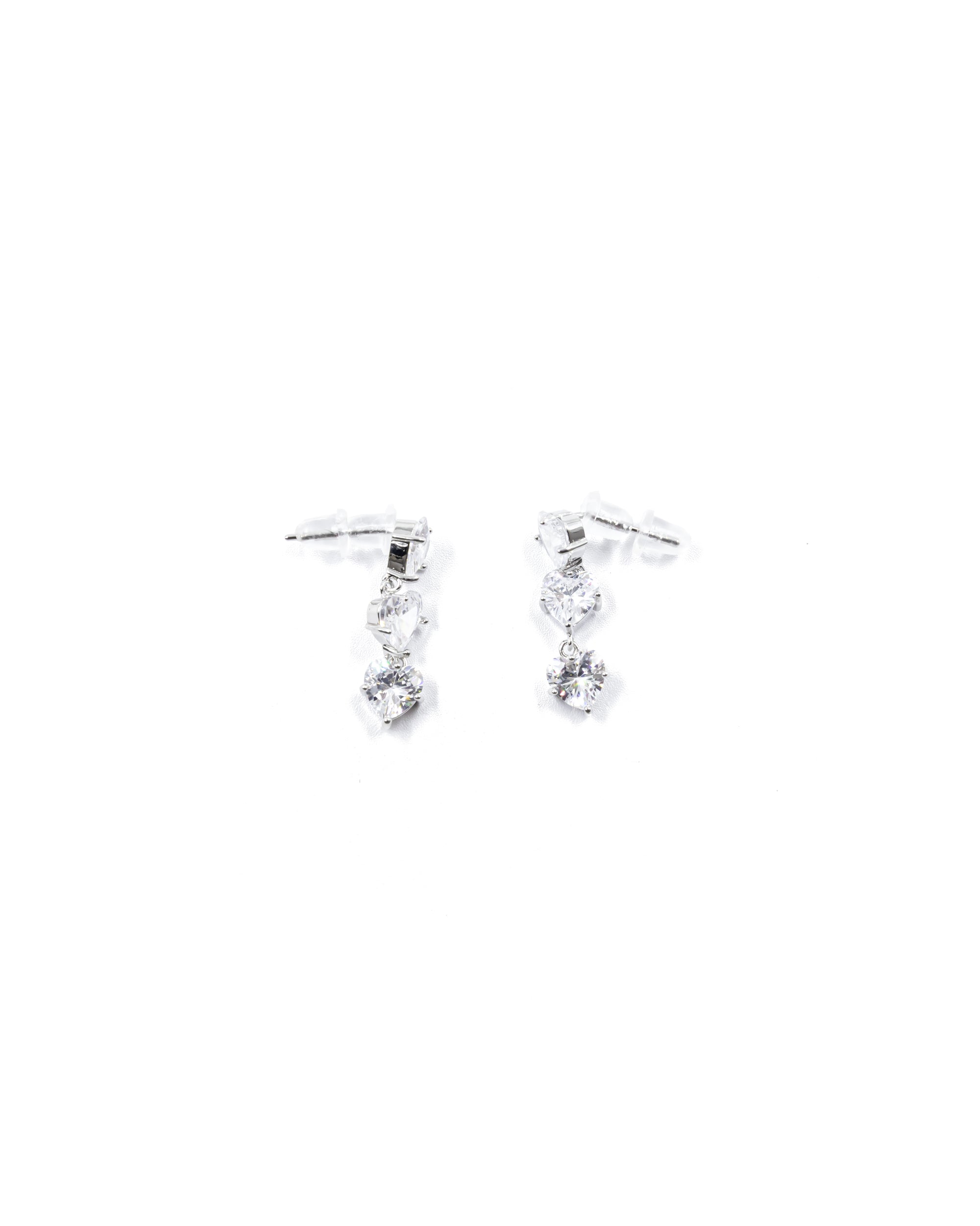 Aretes Largos Ansheli Plateados M20 Oro Laminado