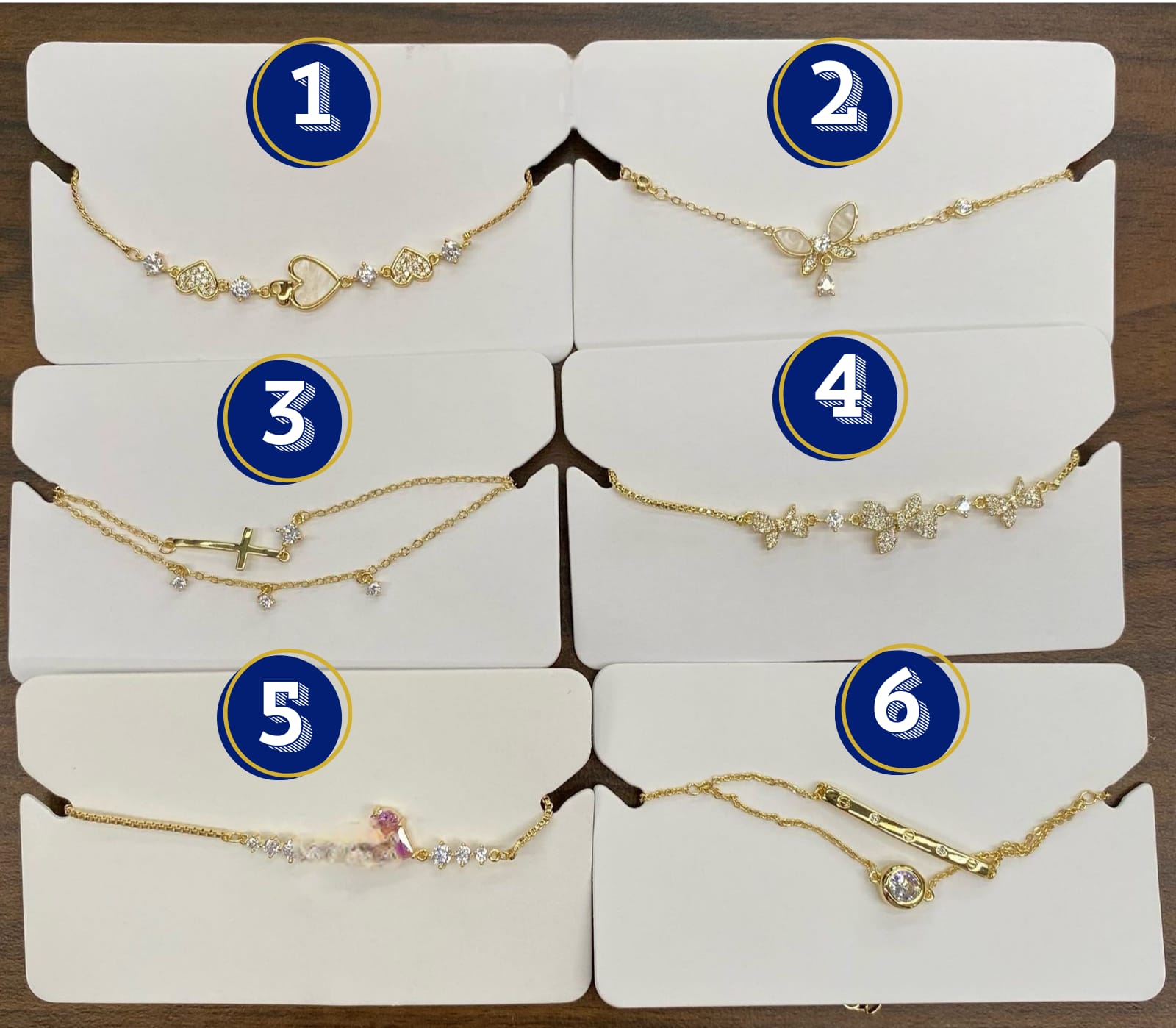 Pulsera Dorada Ansheli M2 Oro Laminado