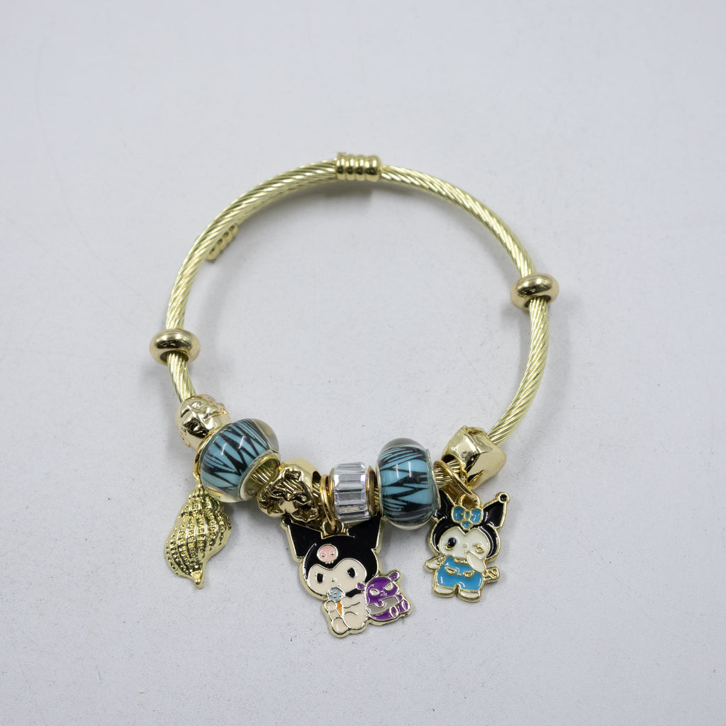 Pulsera tipo Pandora M10 Oro Laminado