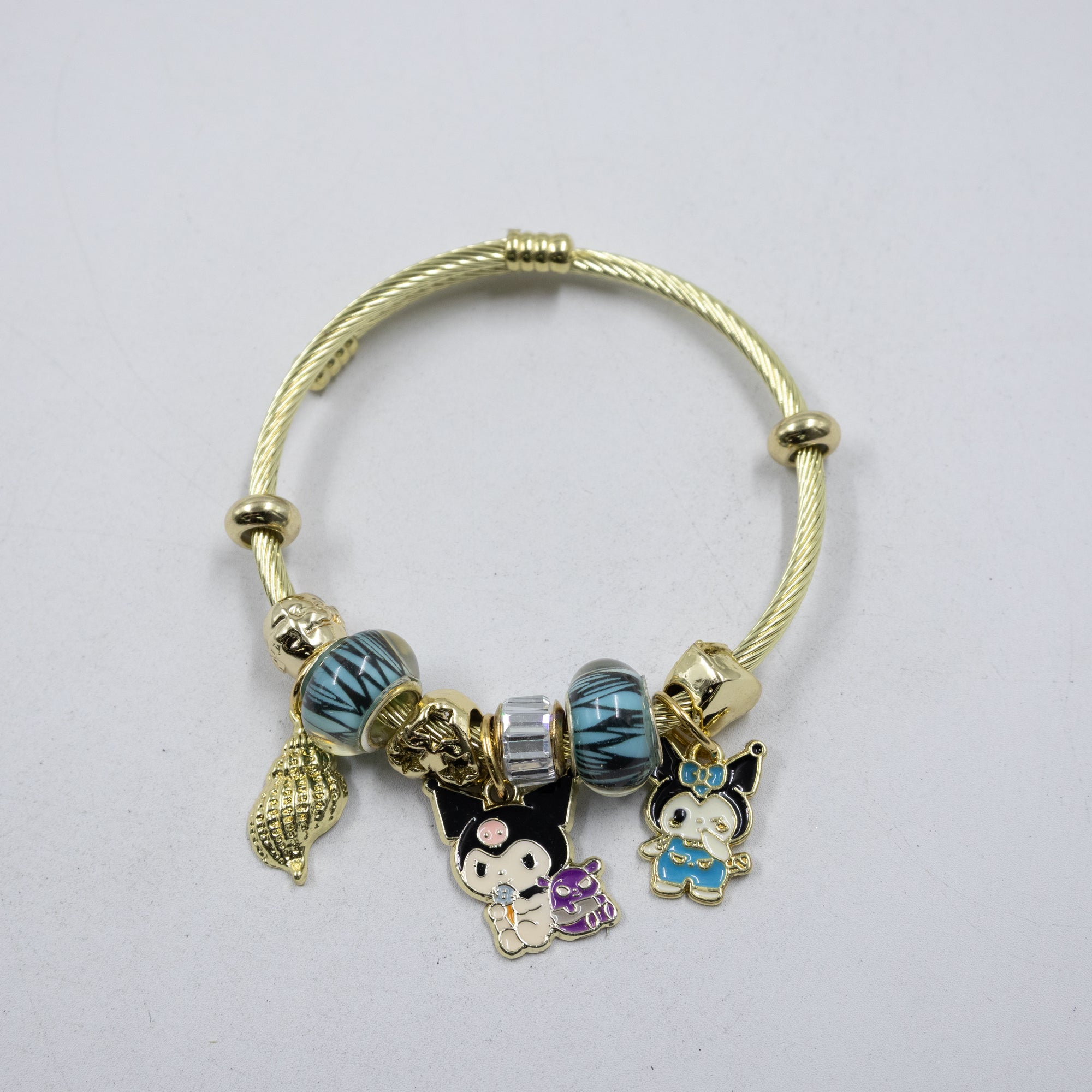 Pulsera tipo Pandora M10 Oro Laminado