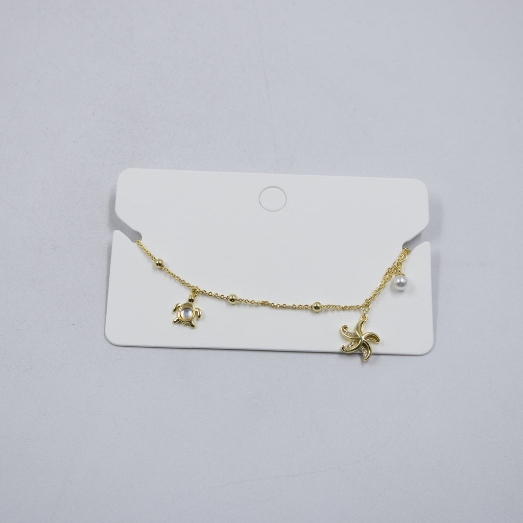 Pulsera Dorada Ansheli M18 Oro Laminado