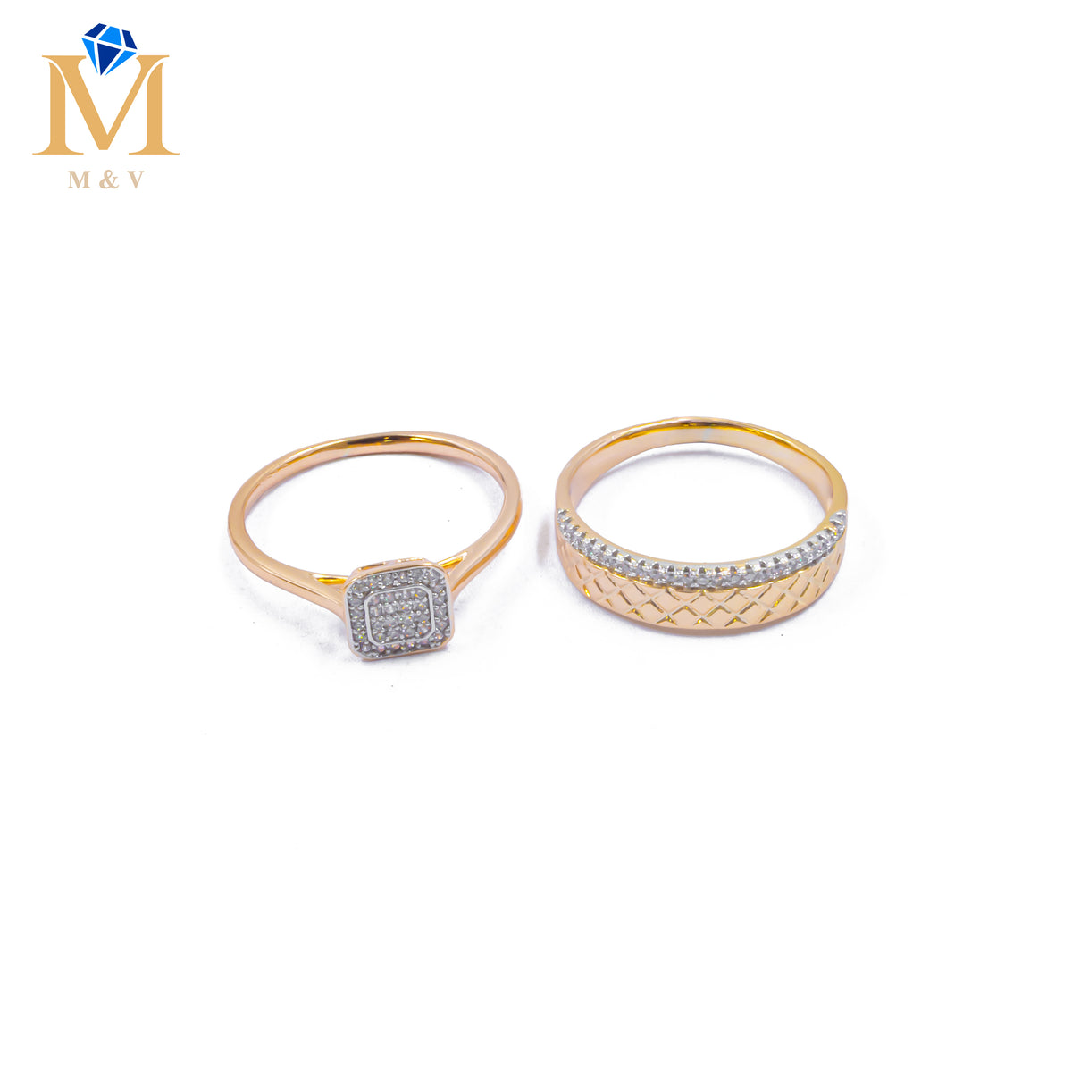 [12/SEPTIEMBRE/26] Anillo doble XUPING Oro Rosado M8 Oro Laminado