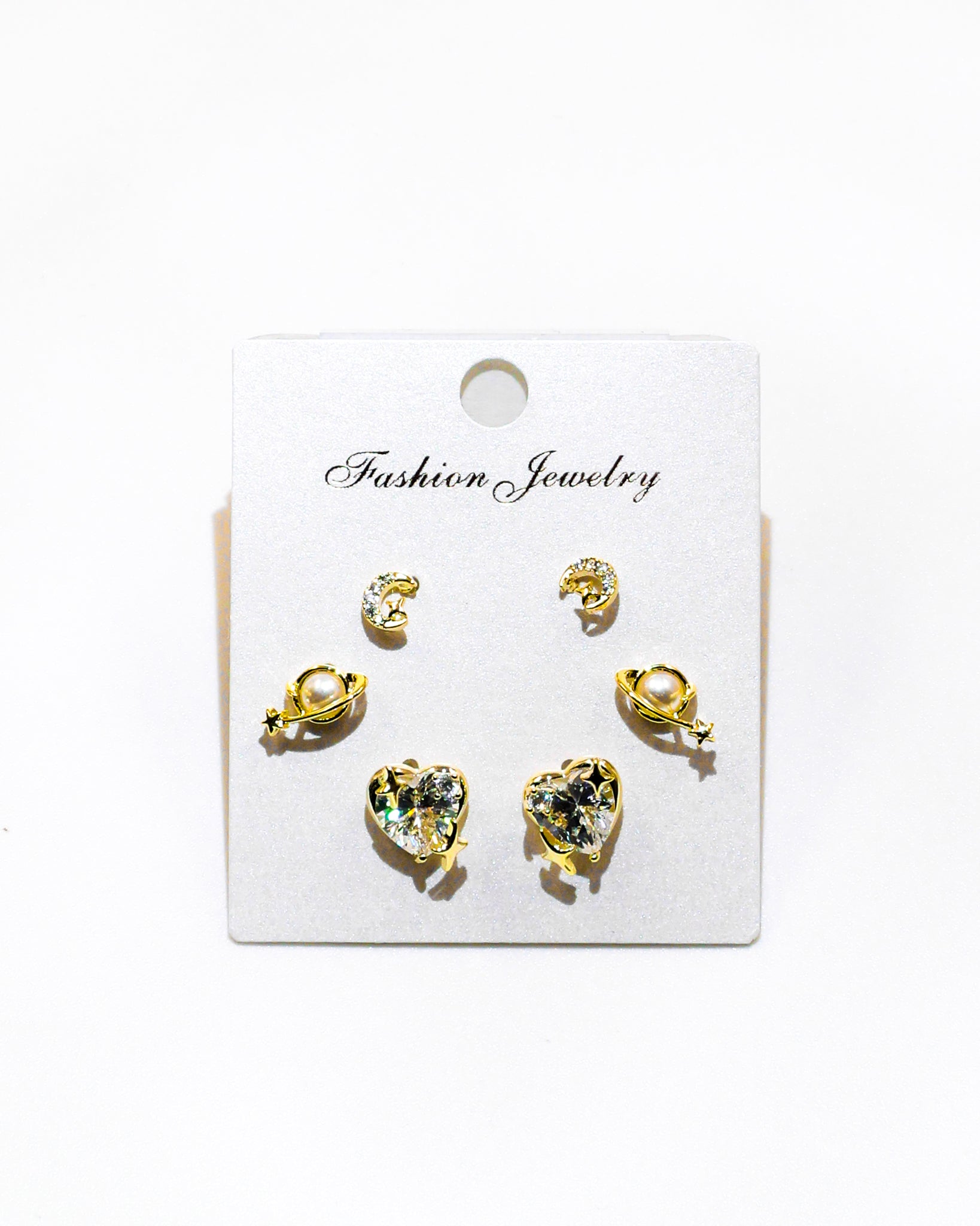 Set Aretes X3 - M116 Oro Laminado