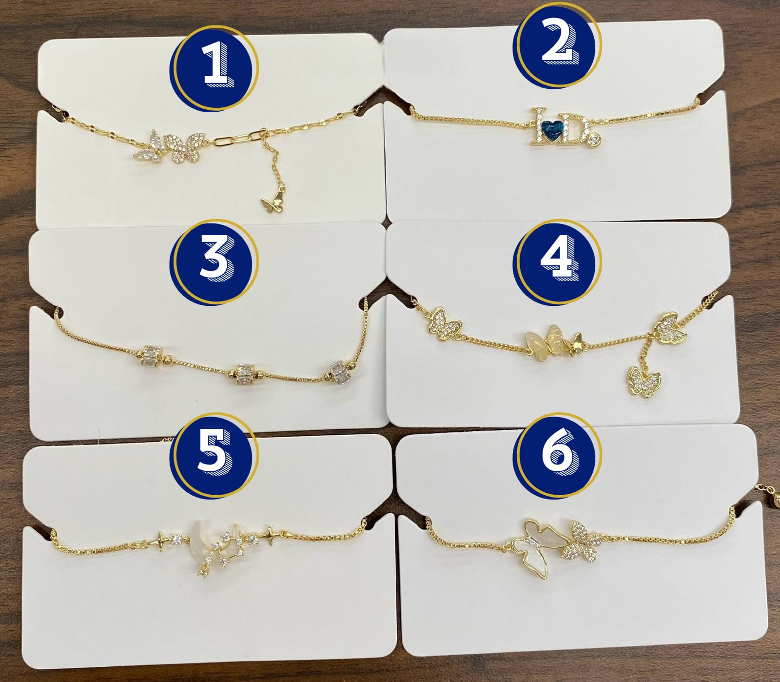 Pulsera Dorada Ansheli M2 Oro Laminado