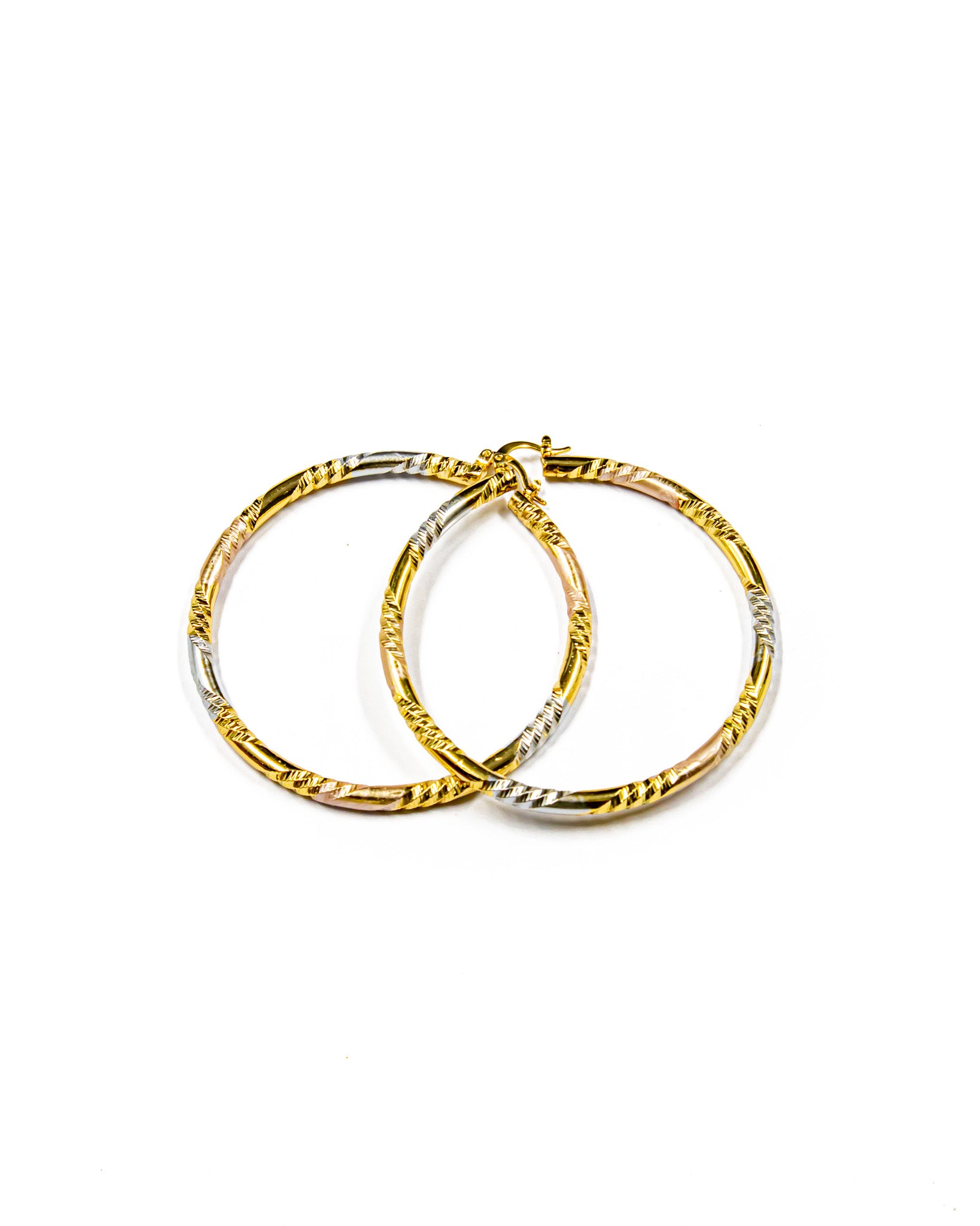 Arete tipo arracada - M1 Oro Laminado