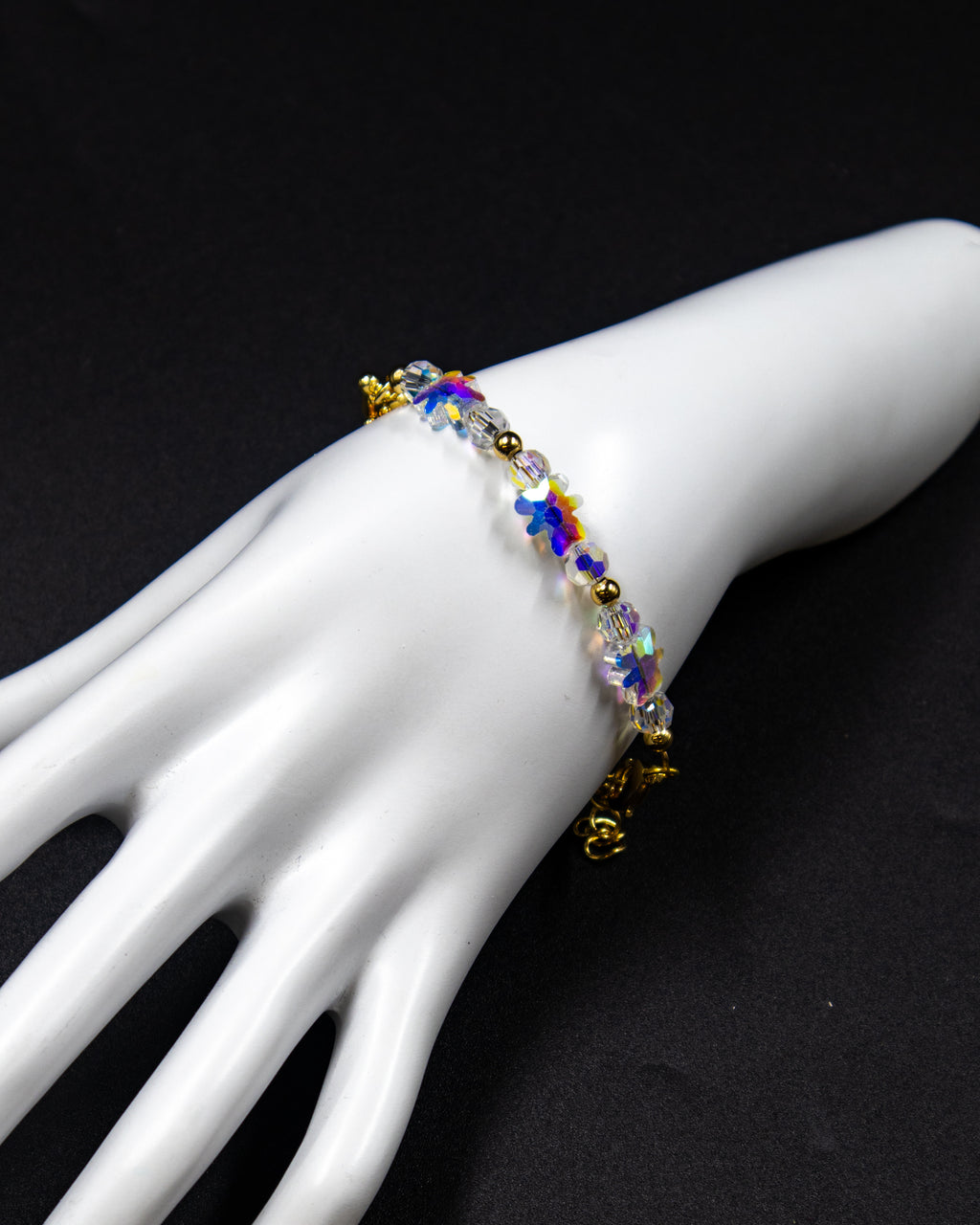 Pulsera con dijes tornasol - M1 Oro Laminado