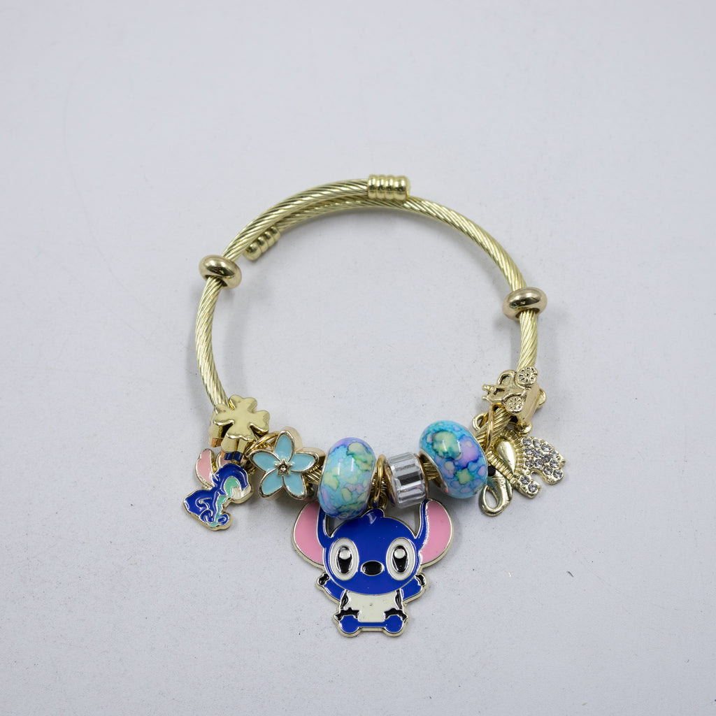 Pulsera tipo Pandora M11 Oro Laminado
