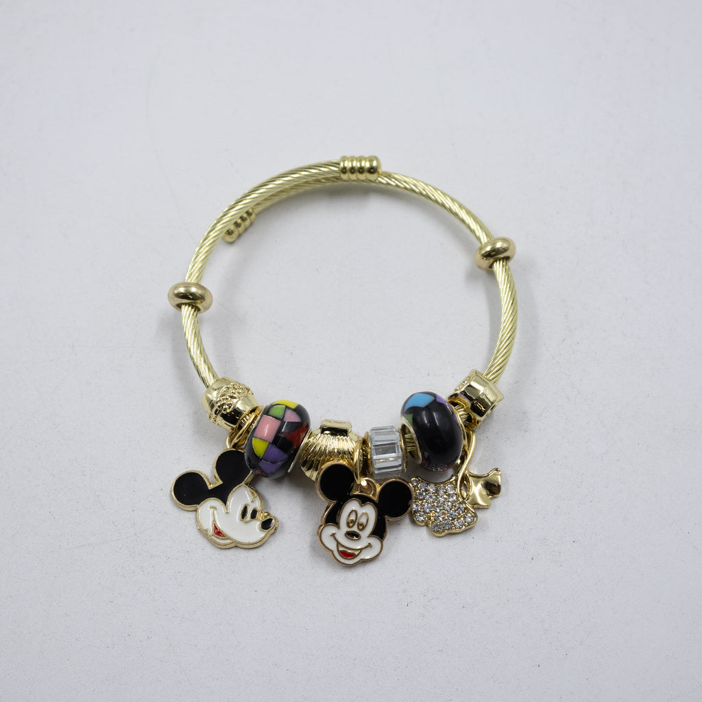 Pulsera tipo Pandora M7 Oro Laminado