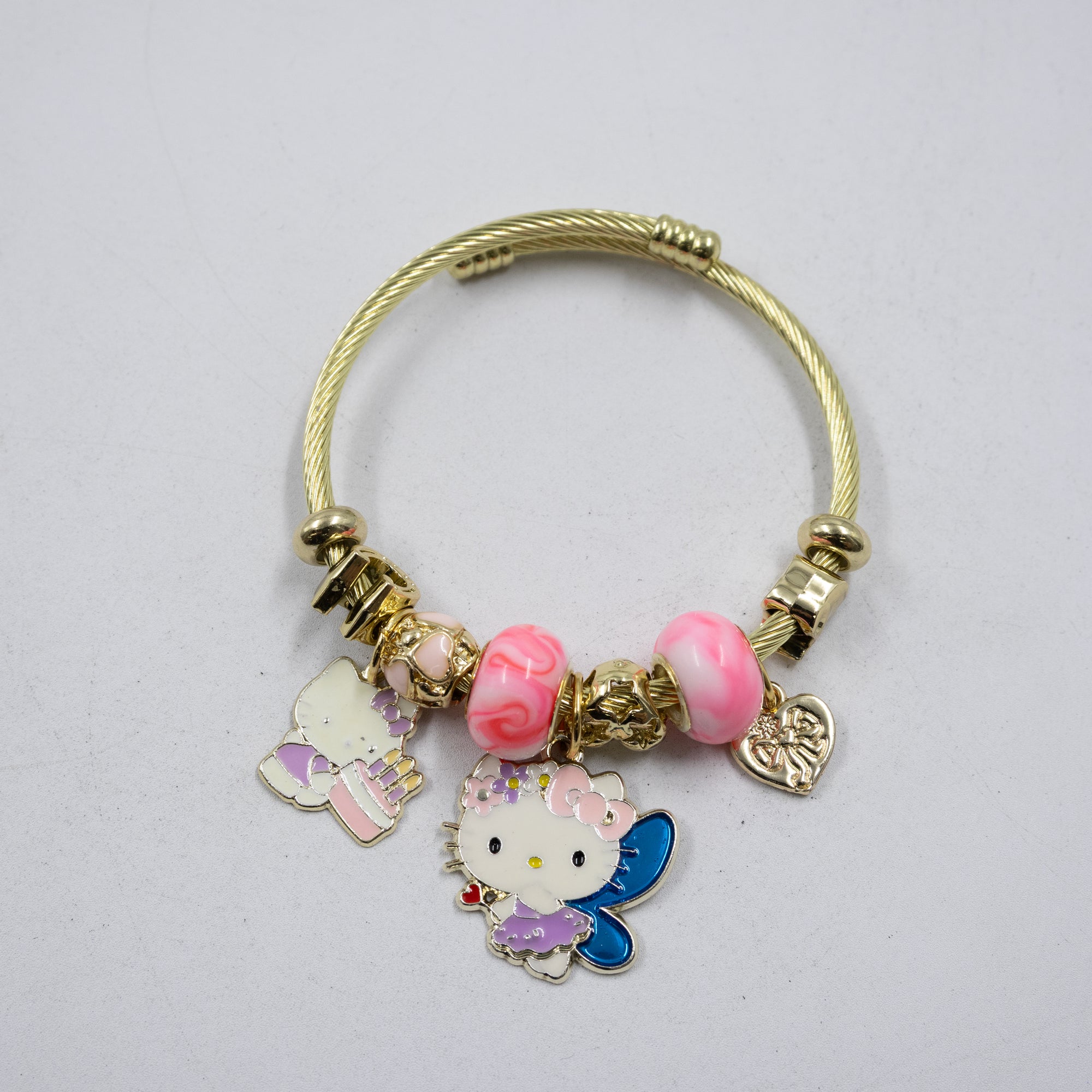 Pulsera tipo Pandora M1 Oro Laminado