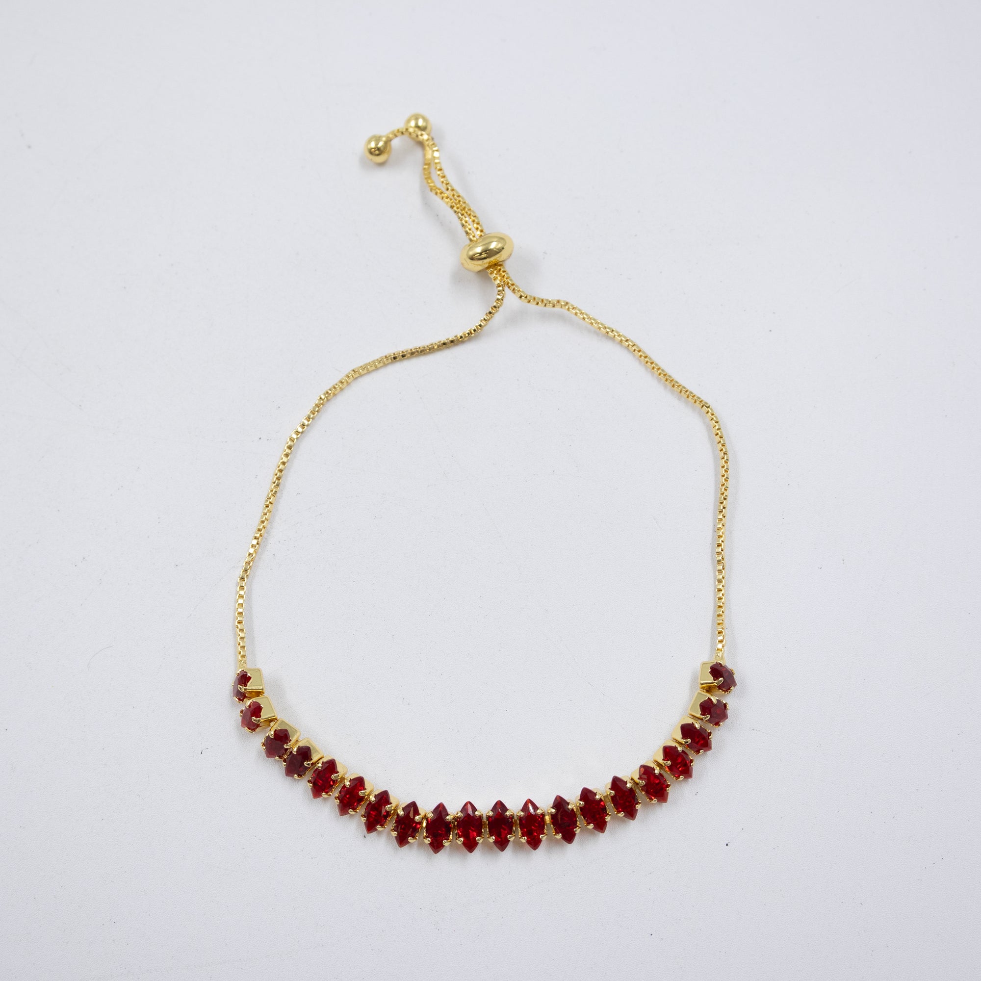 Pulseras Doradas con Piedras M9 Oro Laminado