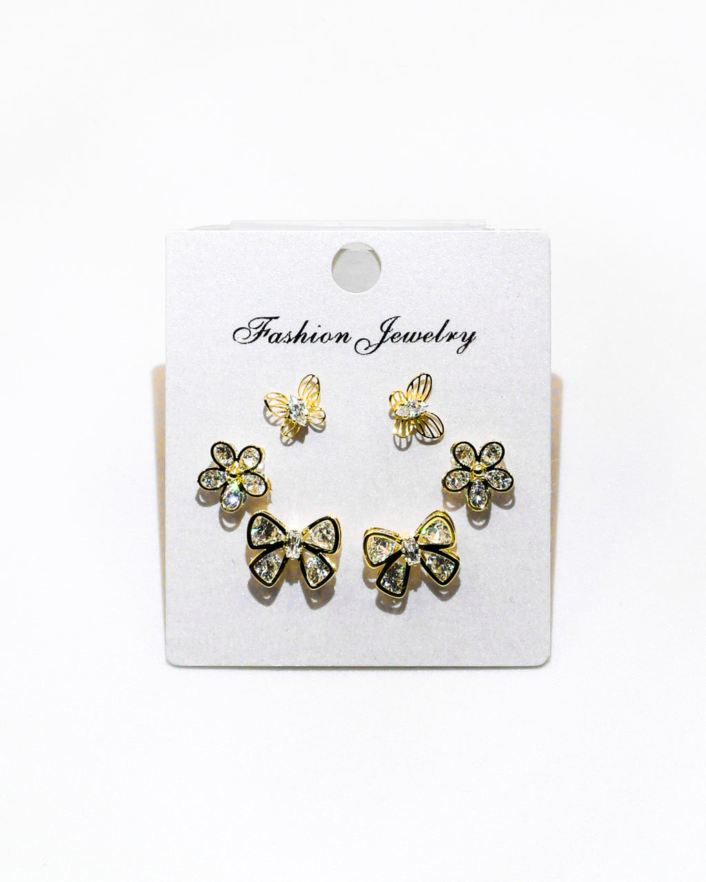 Set Aretes X3 - M19 Oro Laminado