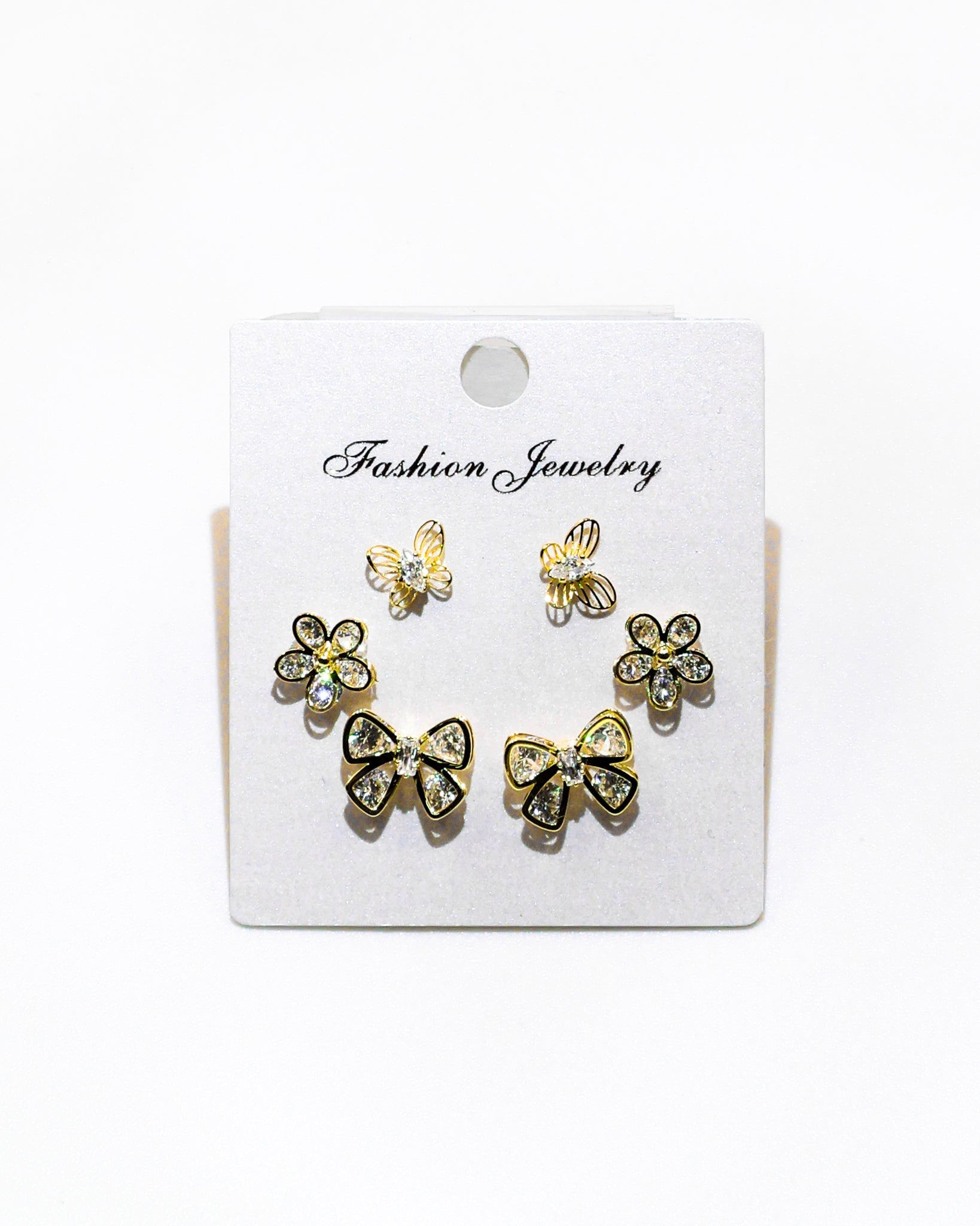 Set Aretes X3 - M19 Oro Laminado