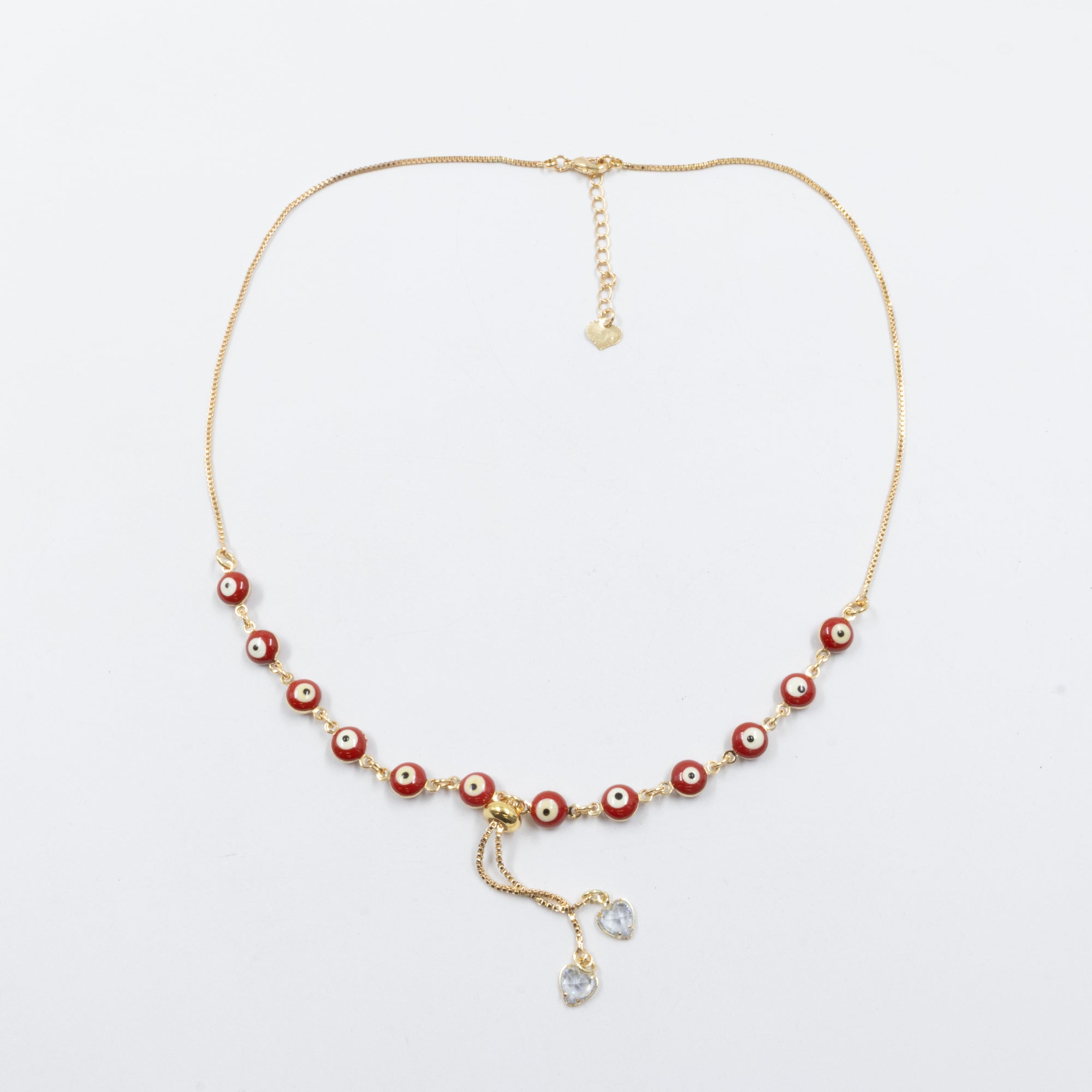 Collar Dorado de Ojo Turco M4 Oro Laminado