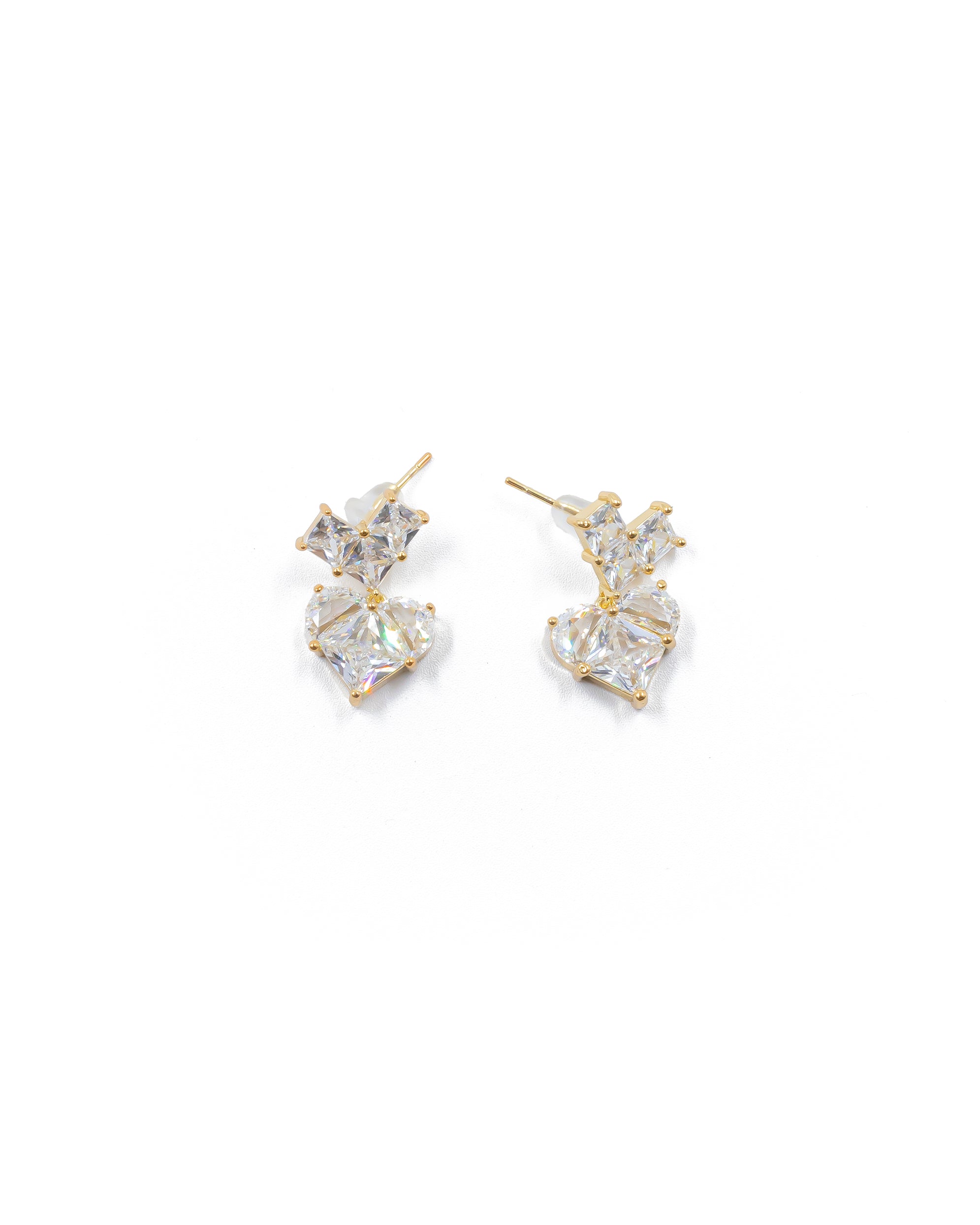 Aretes Largos Ansheli Dorados M12 Oro Laminado