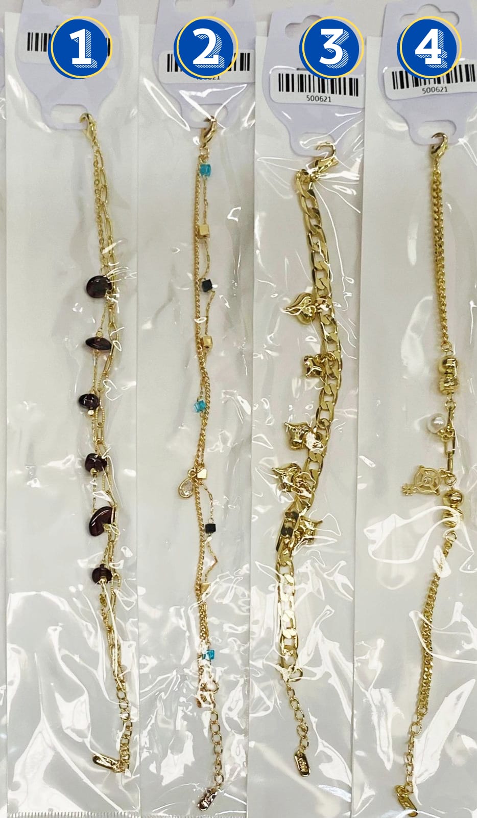 Pulsera Dorada M2 Oro Laminado