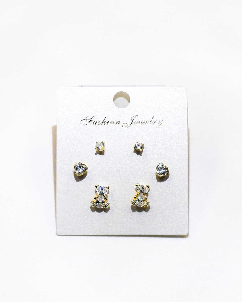 Set Aretes X3 - M21 Oro Laminado