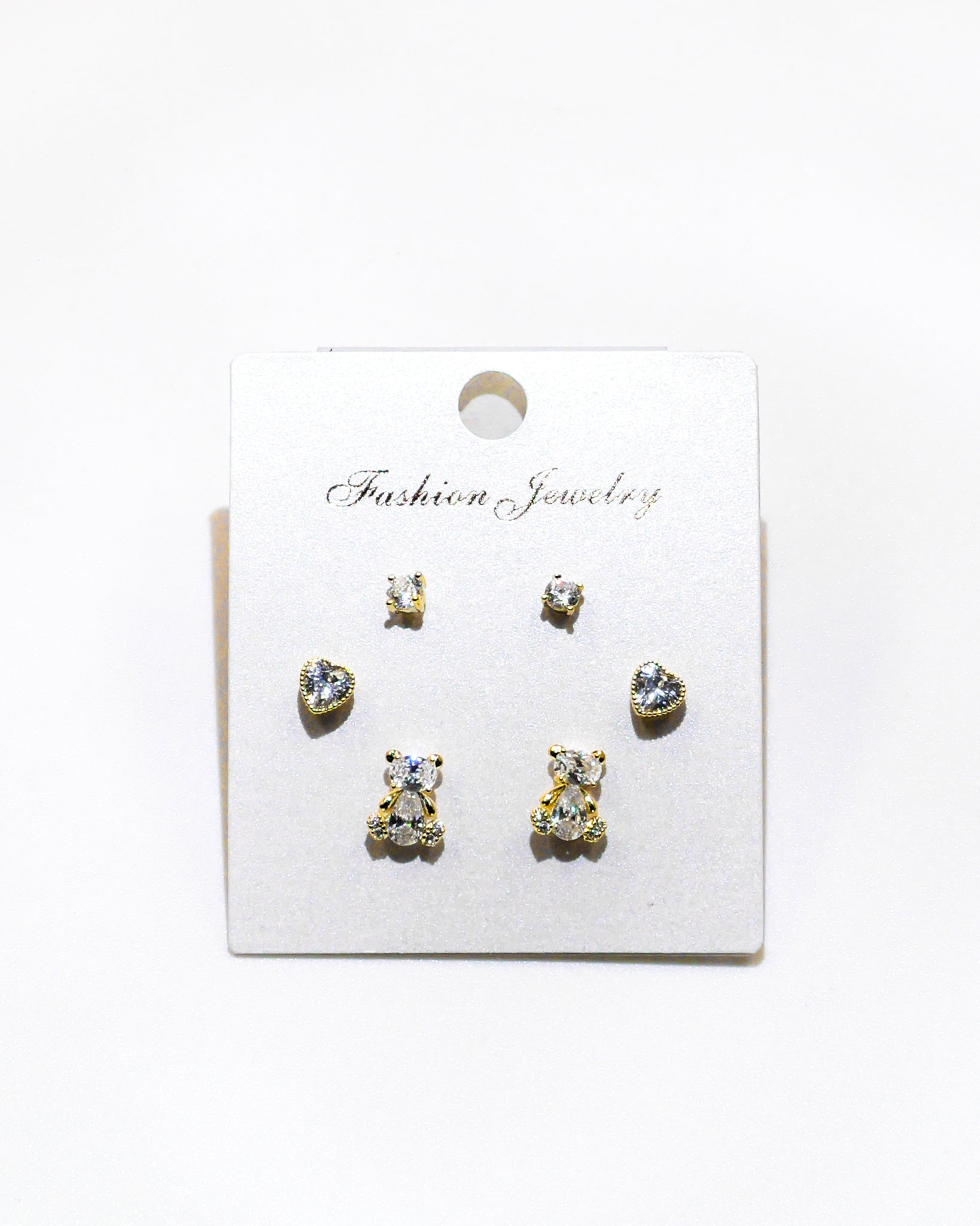 Set Aretes X3 - M21 Oro Laminado