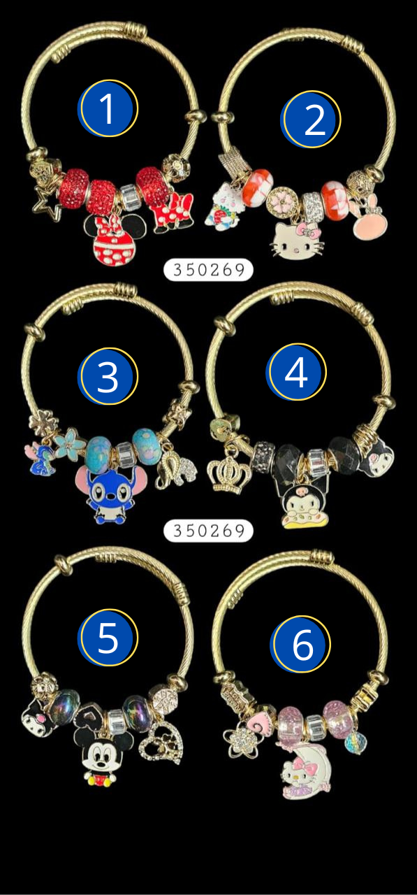 PULSERA TIPO PANDORA M2 ACERO INOXIDABLE