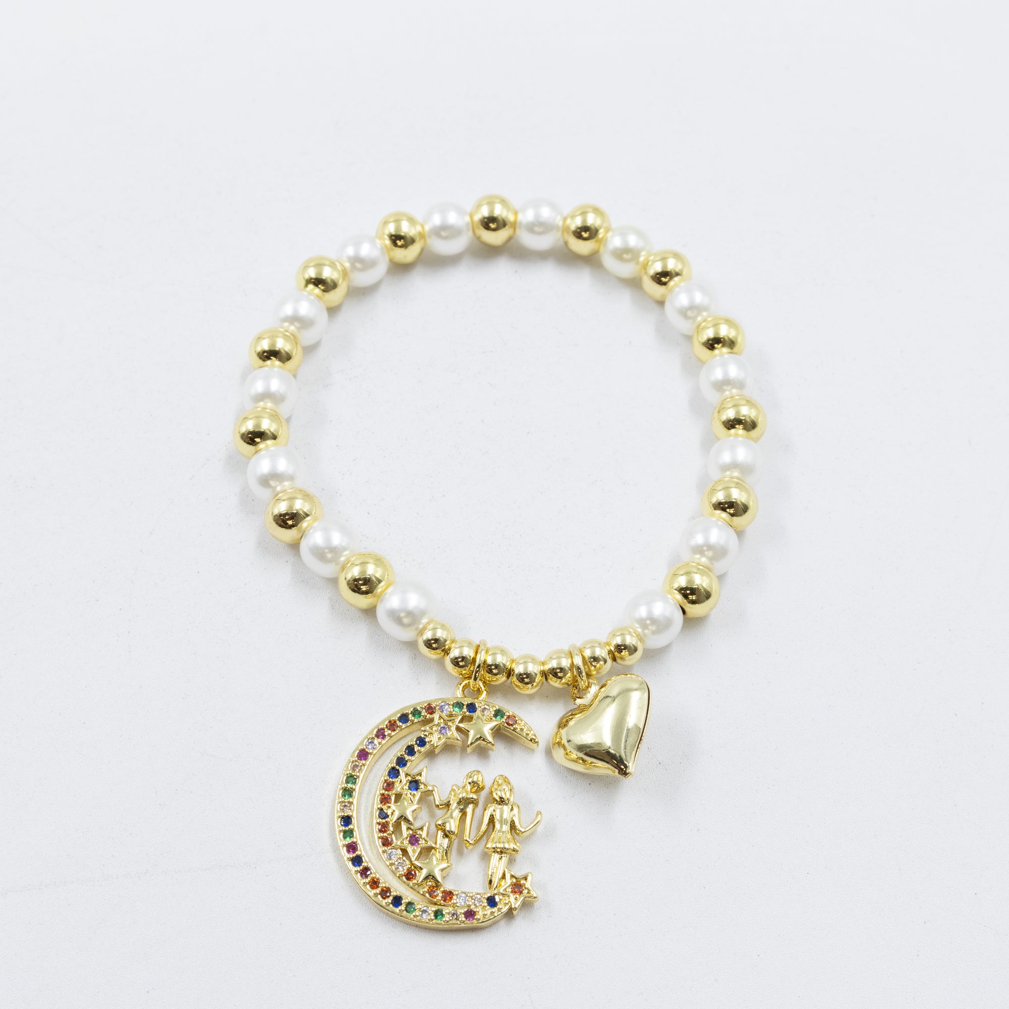 Pulsera con dije de Mamá M3 Oro Laminado 05/03/26