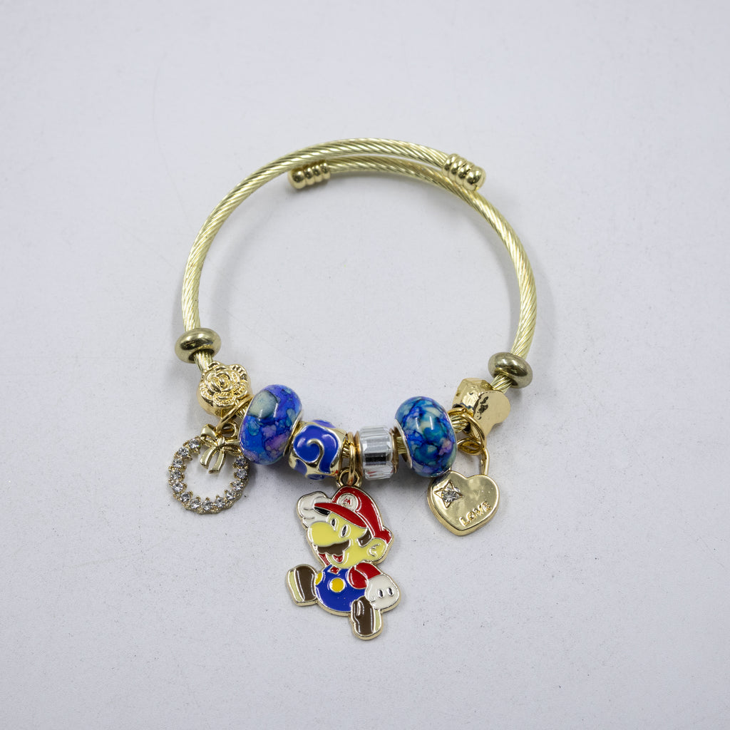 Pulsera tipo Pandora M9 Oro Laminado