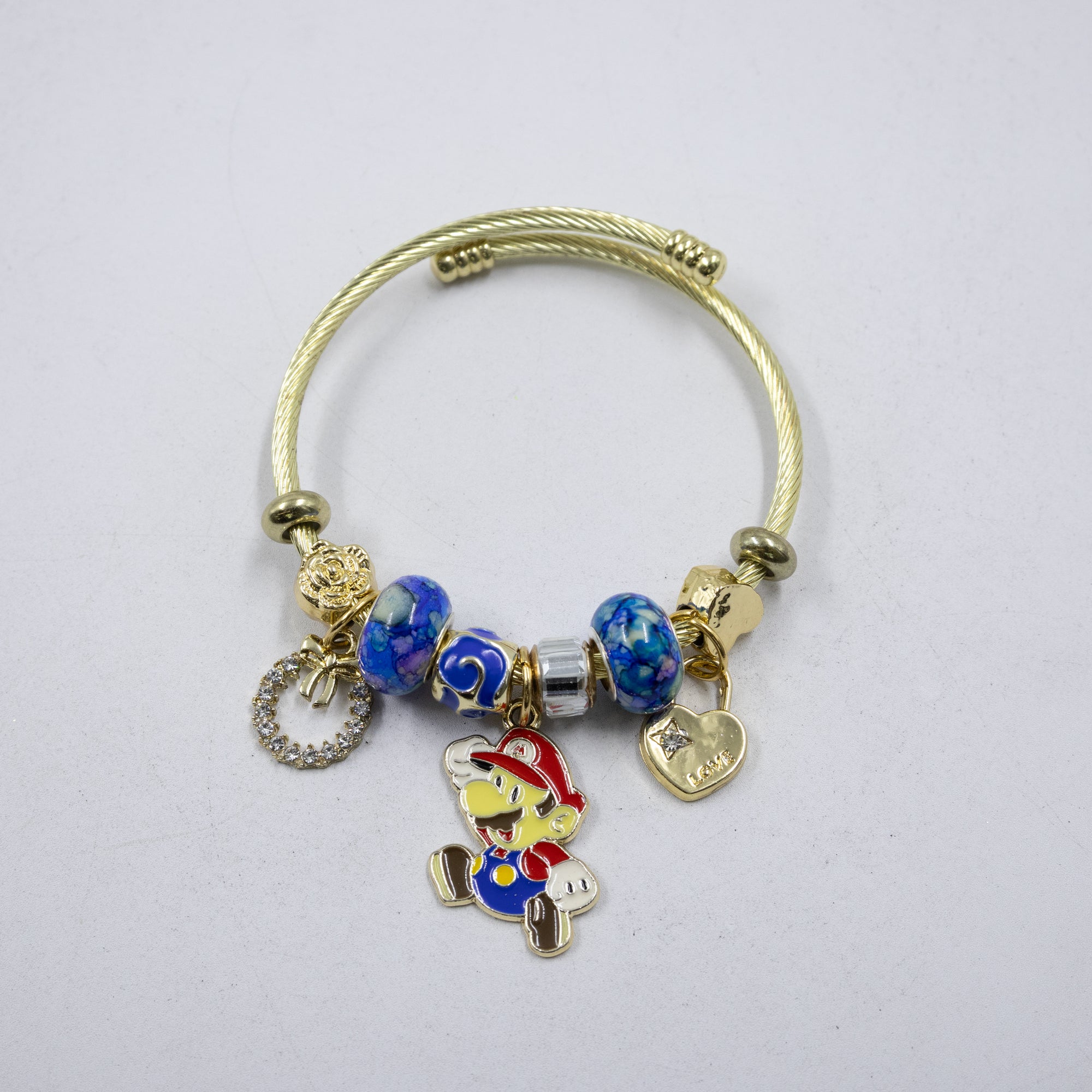 Pulsera tipo Pandora M9 Oro Laminado
