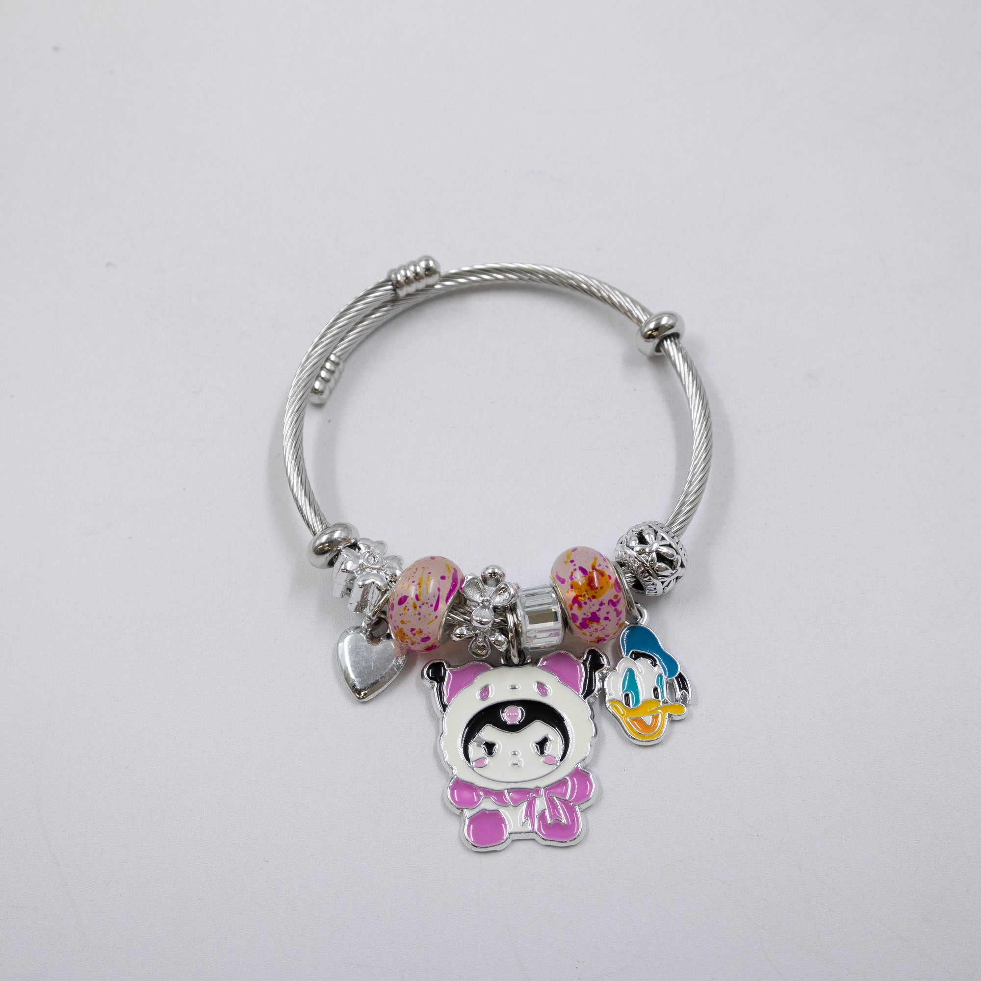 Pulsera tipo Pandora Plateados M3 Oro Laminado