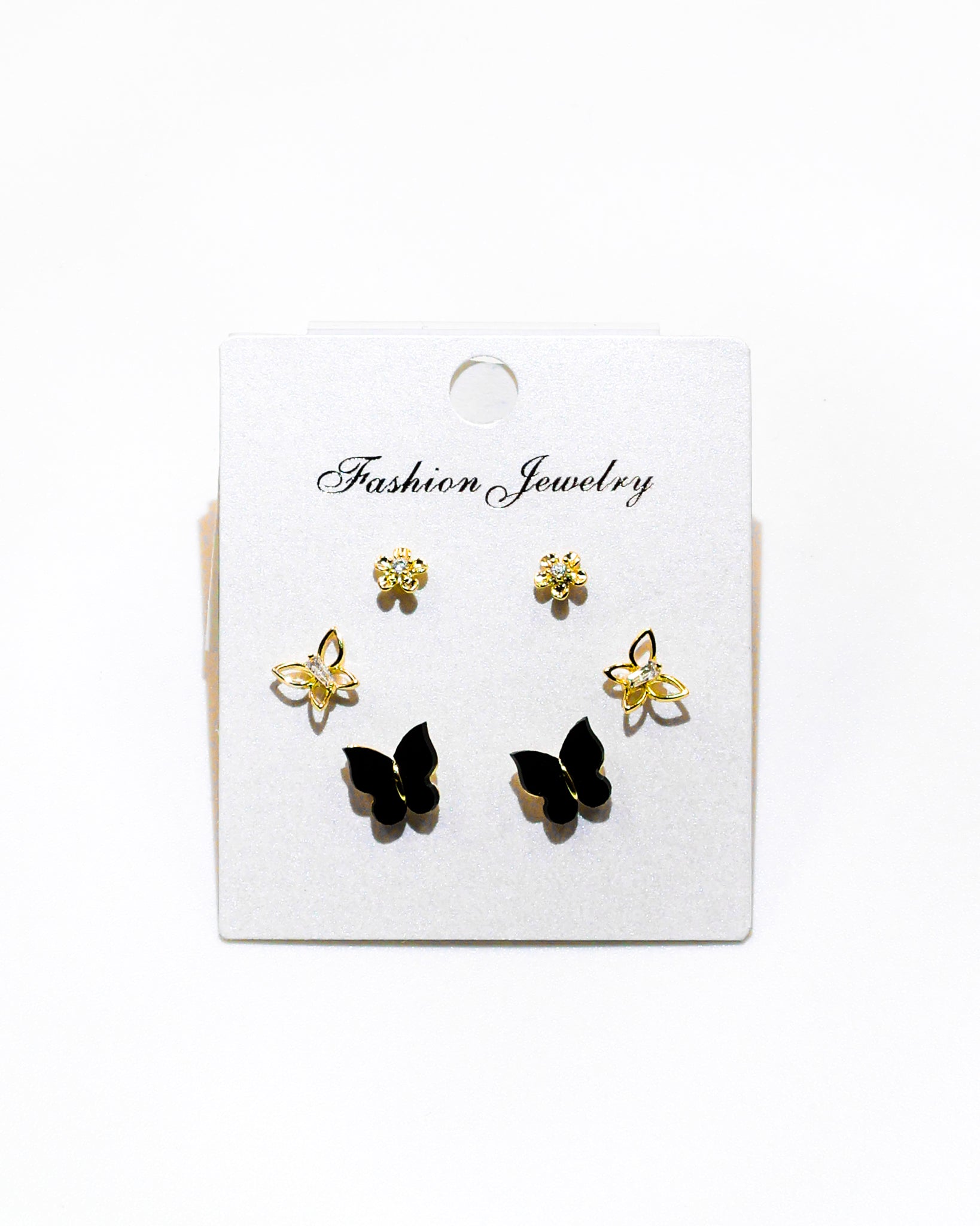 Set Aretes X3 - M4 Oro Laminado