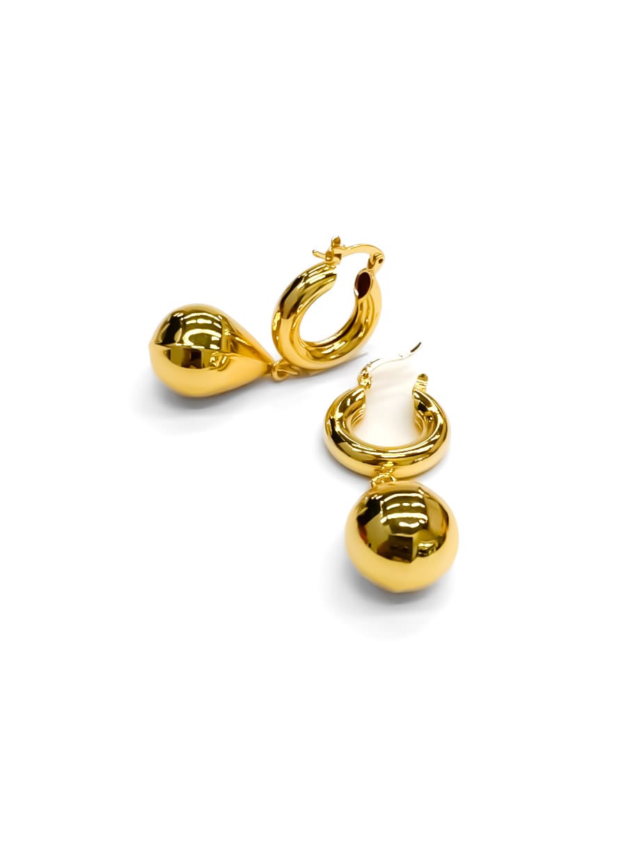 ARETES HUGGIES M1 - ORO LAMINADO