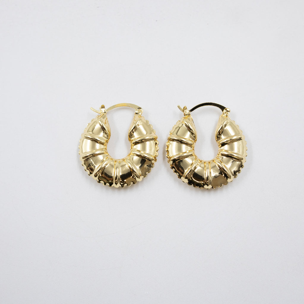 Aretes Dorados M1 Oro Laminado