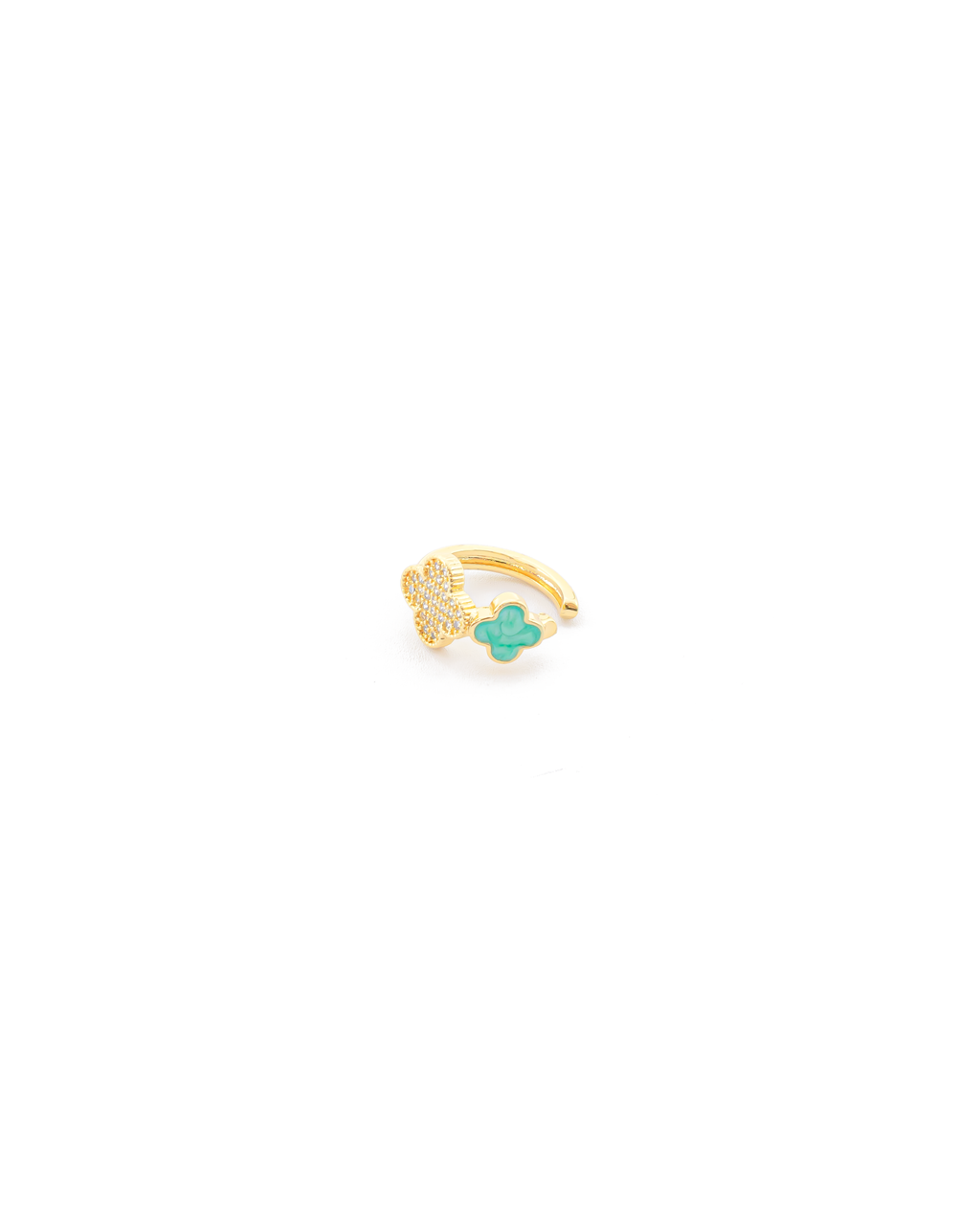 Aretes Simulador Dorados M7 Oro Laminado